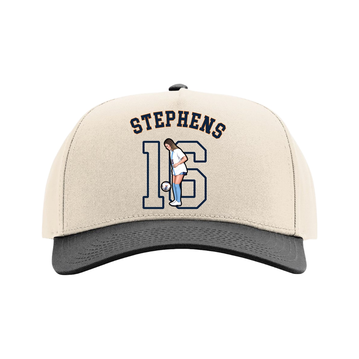 Full Fabric Five-Panel Champ Cap