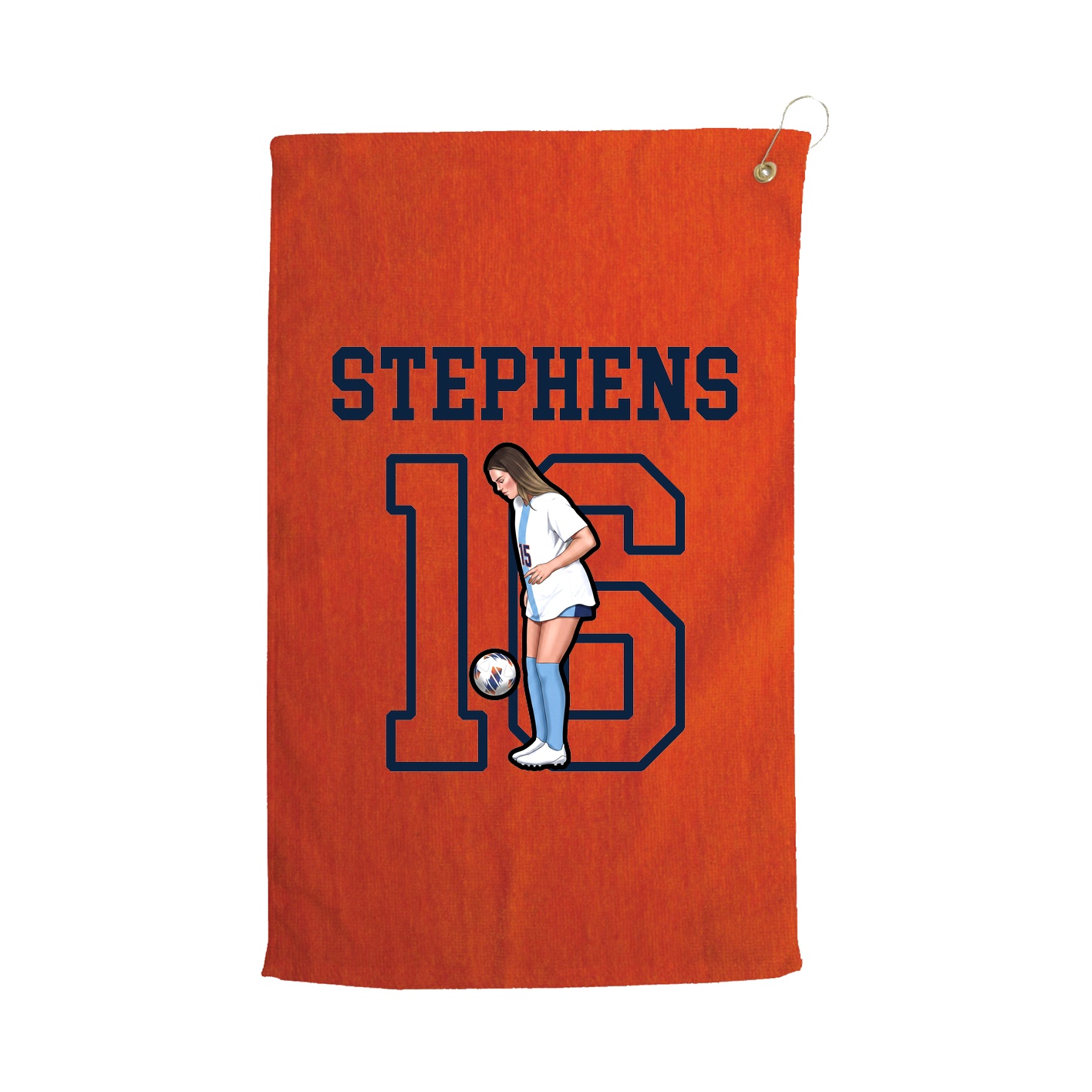 Golf Towel — Shirsey in Orange