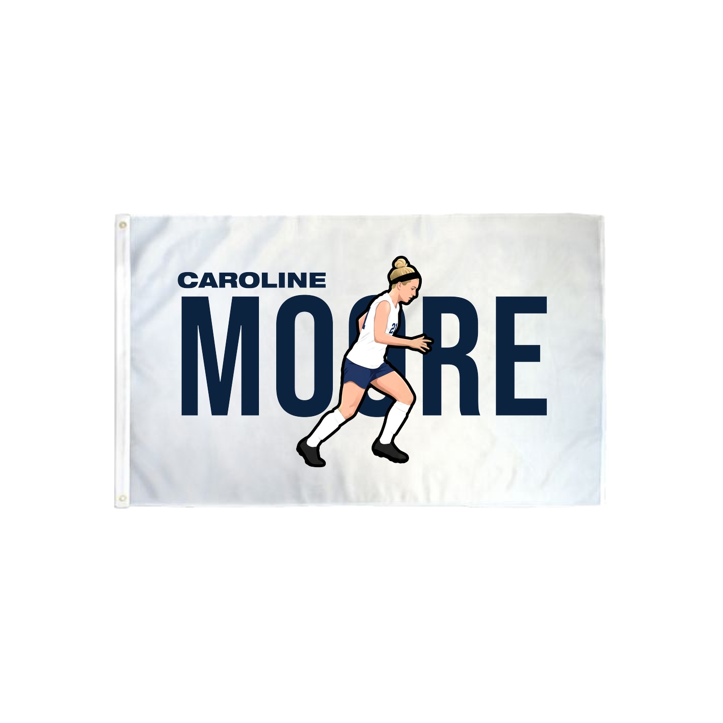 3x5 Flag — Player Name in Classic