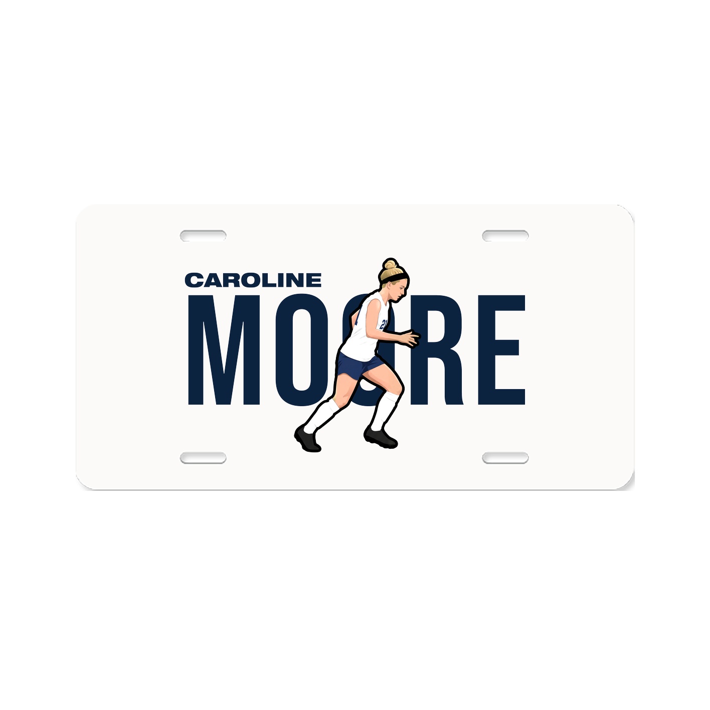 License Plate — Player Name in Classic
