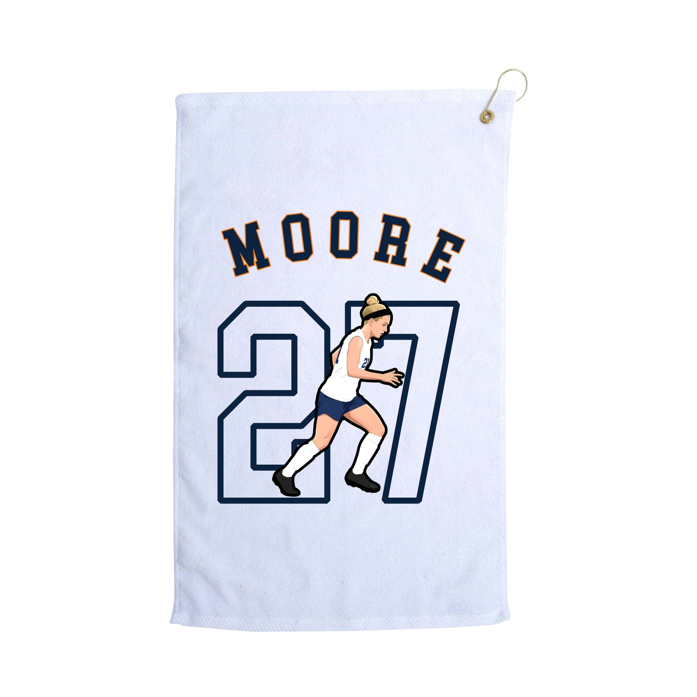 Golf Towel — Shirsey Arch in White