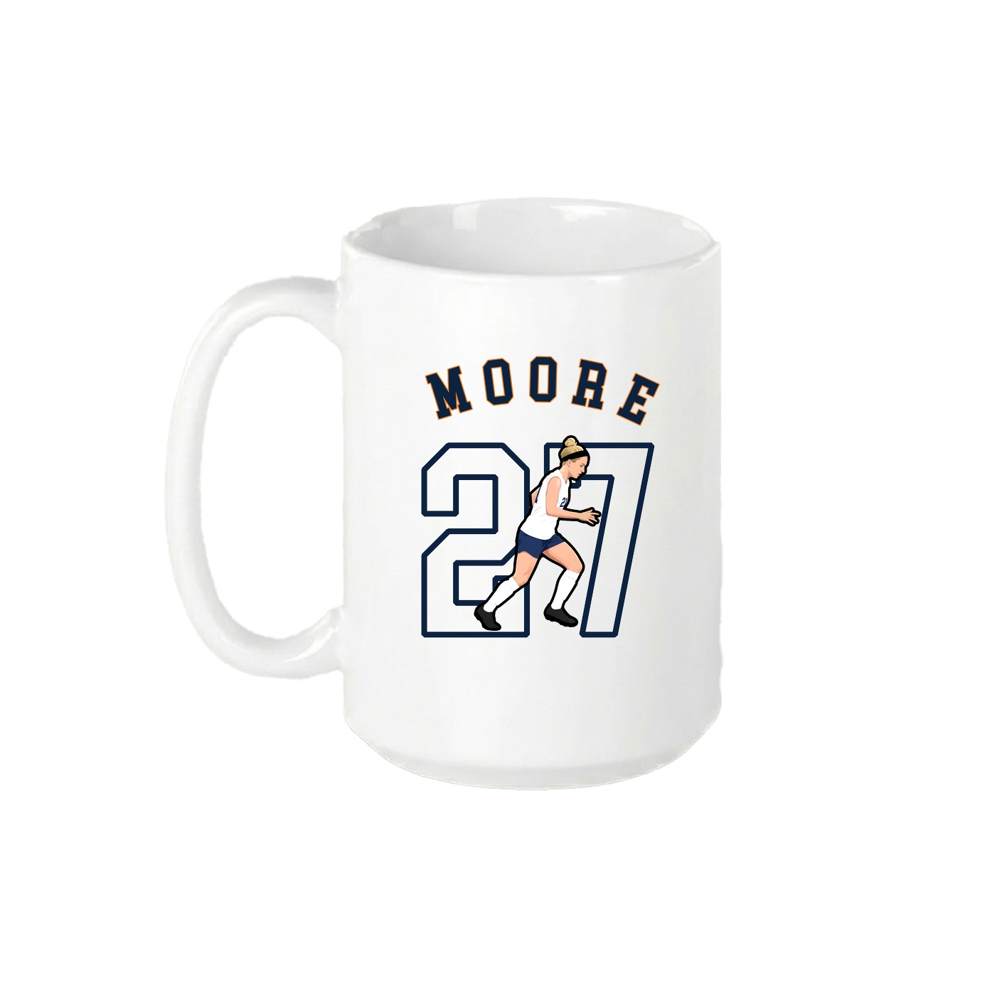 15oz Coffee Mug — Shirsey Arch in White