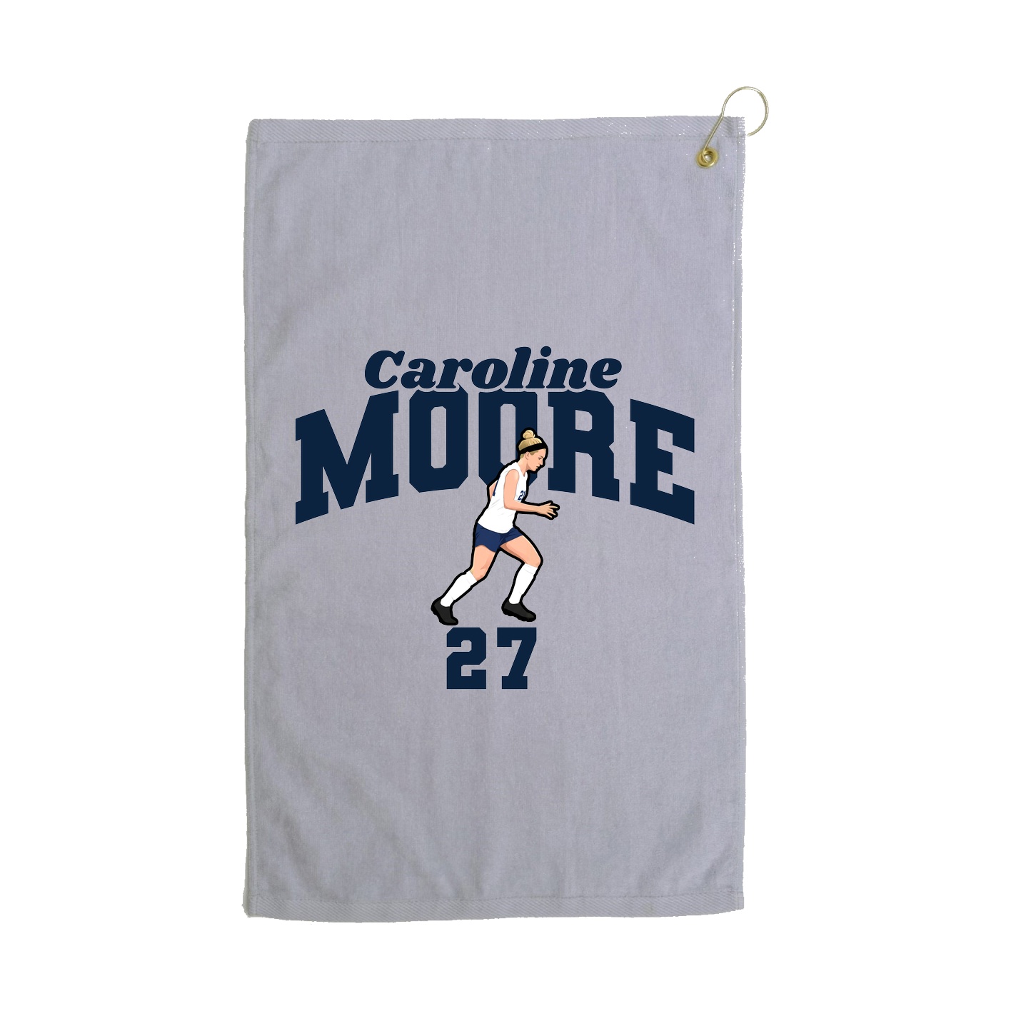 Golf Towel — Signature Arch in Grey