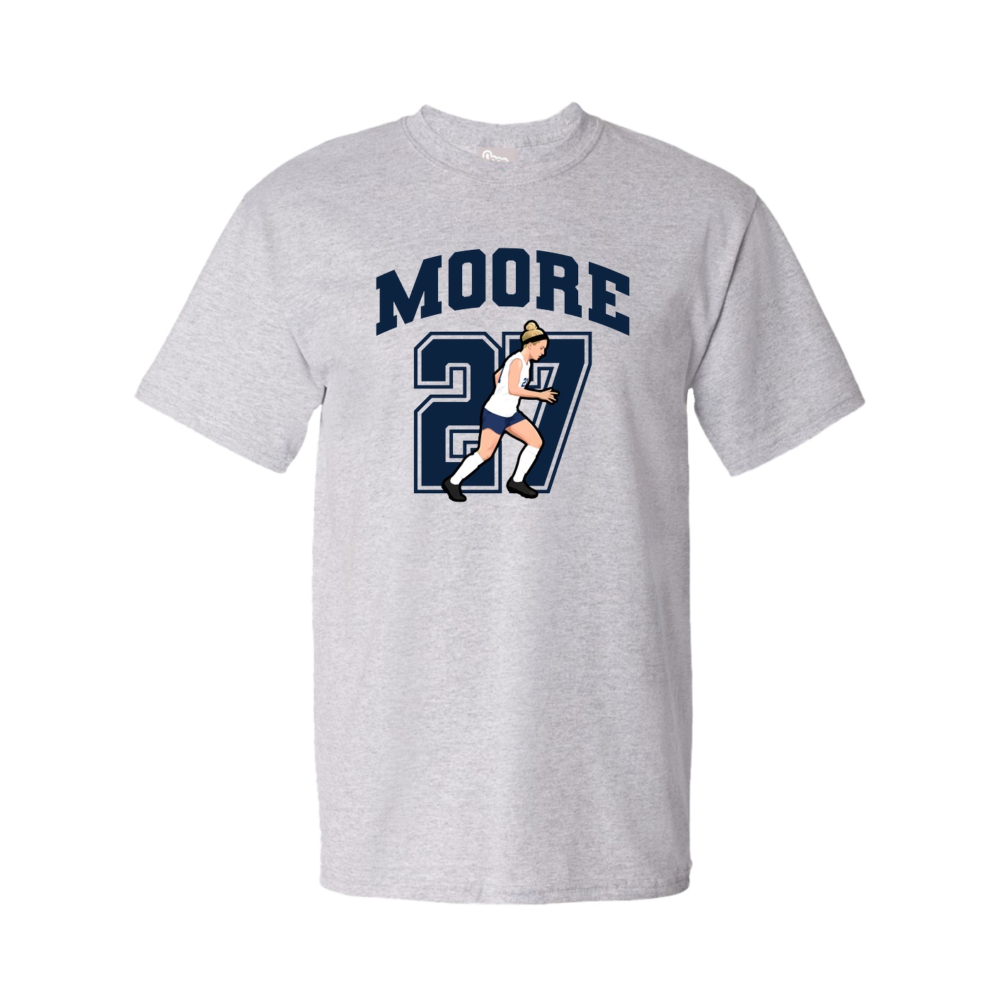 Youth Tee — Number in Grey