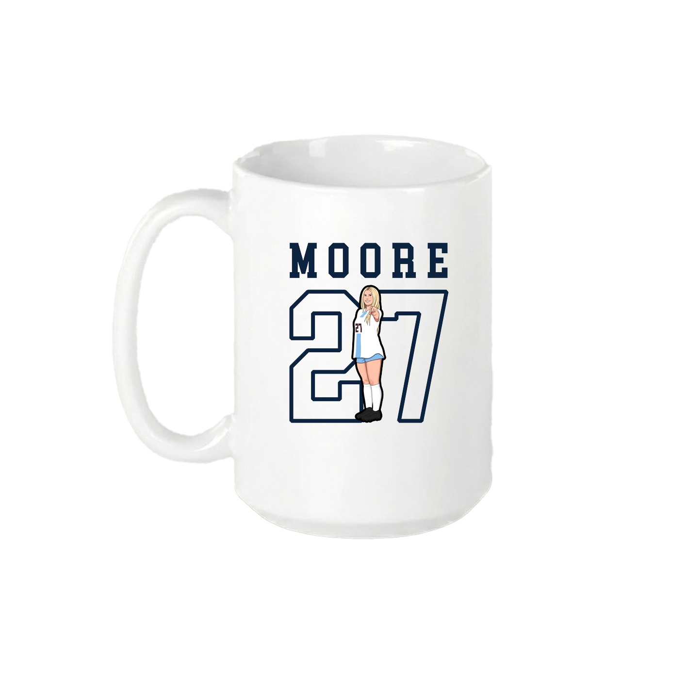 15oz Coffee Mug — Shirsey in White