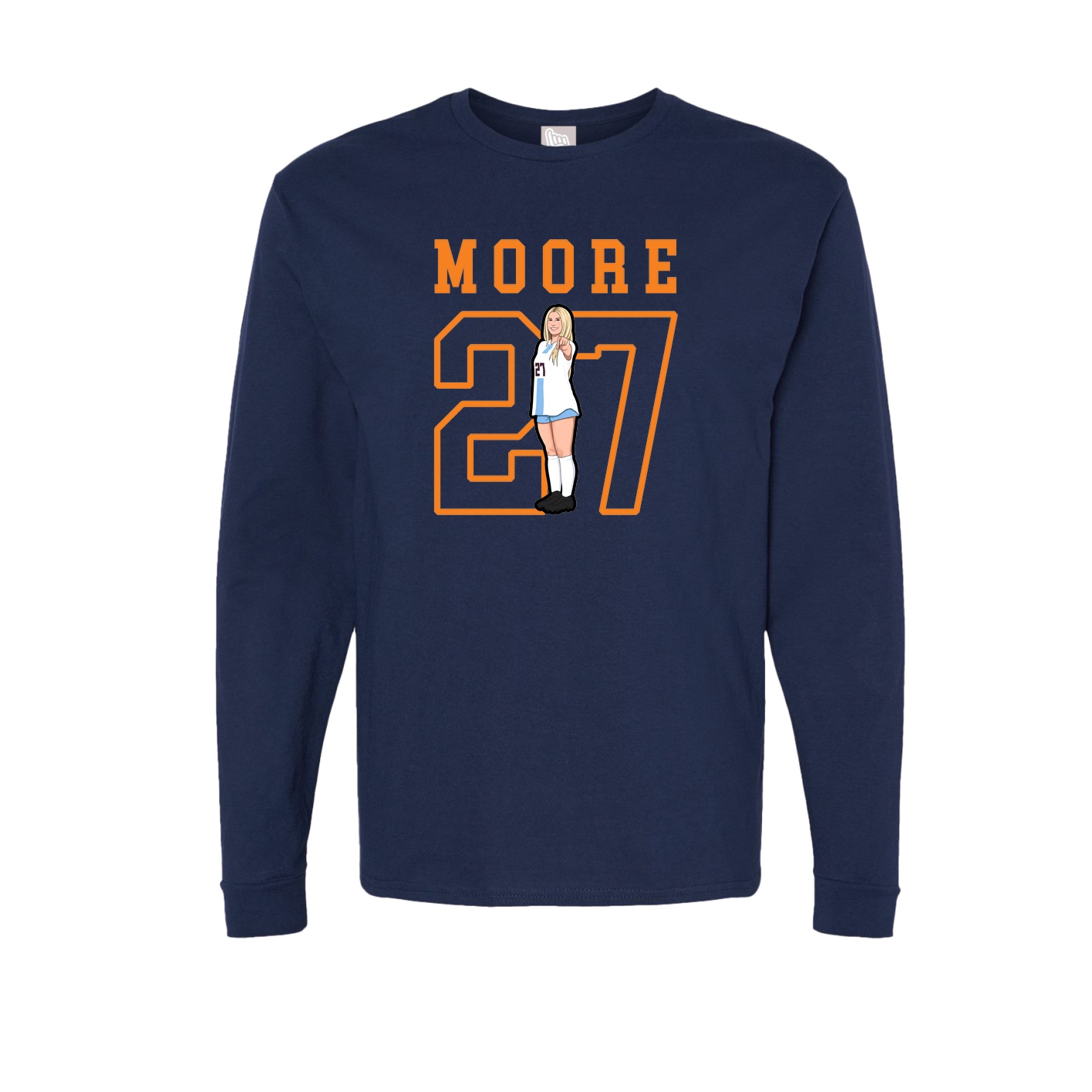 Long Sleeve Tee — Shirsey in Navy