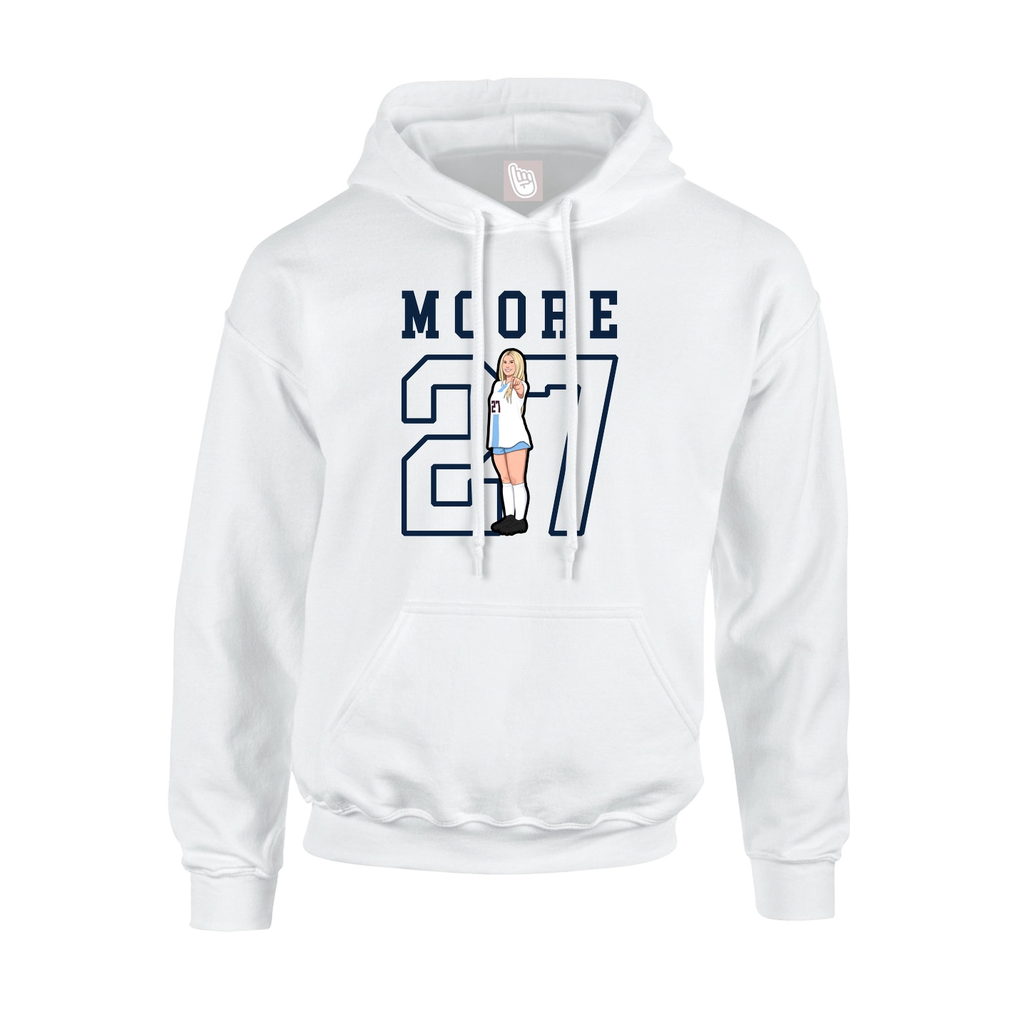 Youth Hoodie — Shirsey in White