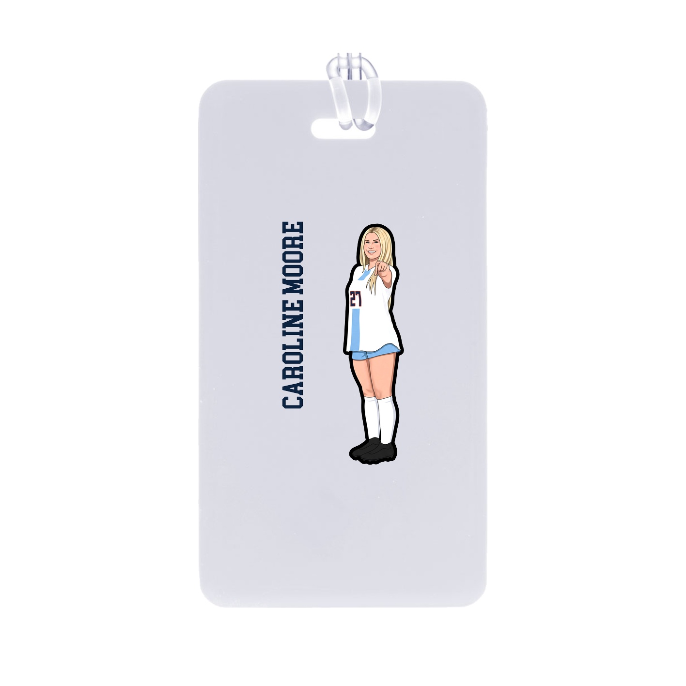 Bag Tag — Name Vertical in Classic