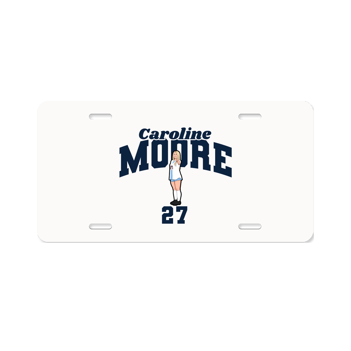 License Plate — Signature Arch in Classic