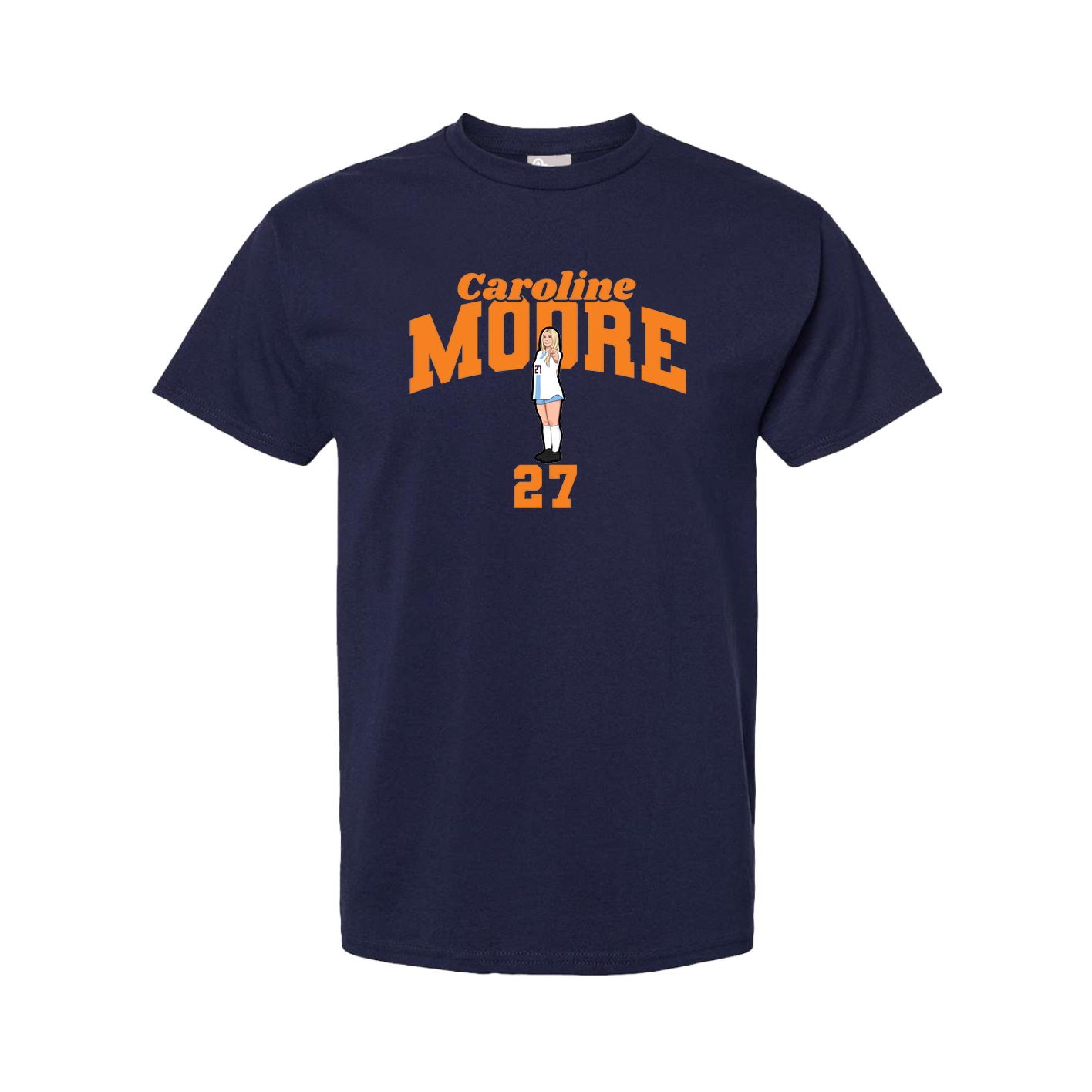Youth Tee — Signature Arch in Navy