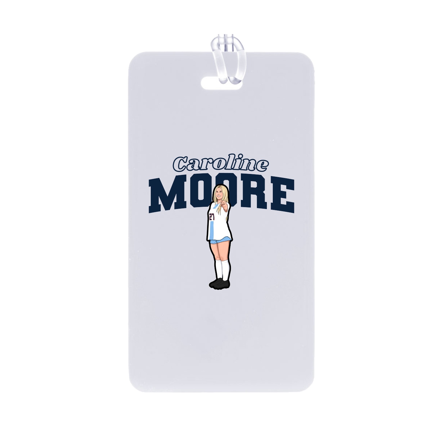 Bag Tag — Name Arch in Classic
