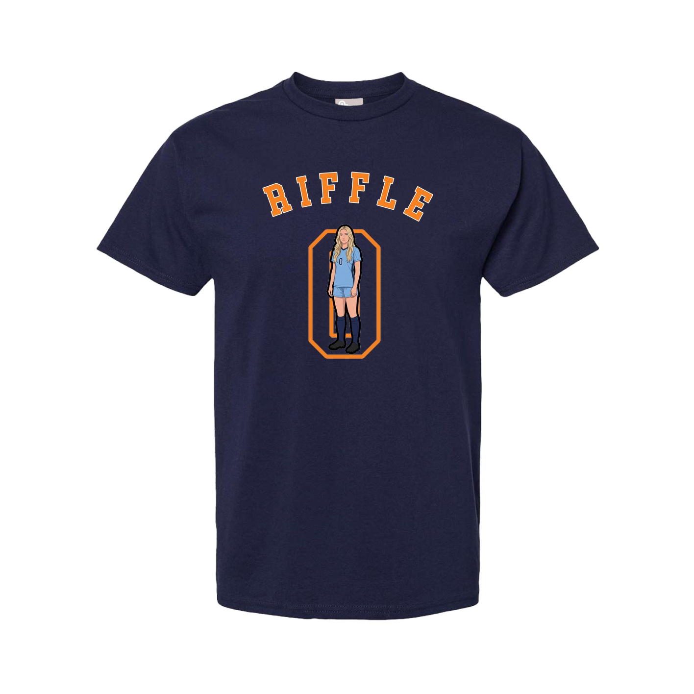 Youth Tee — Shirsey Arch in Navy
