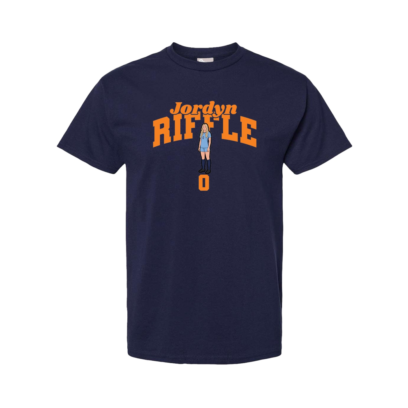 Tee — Signature Arch in Navy