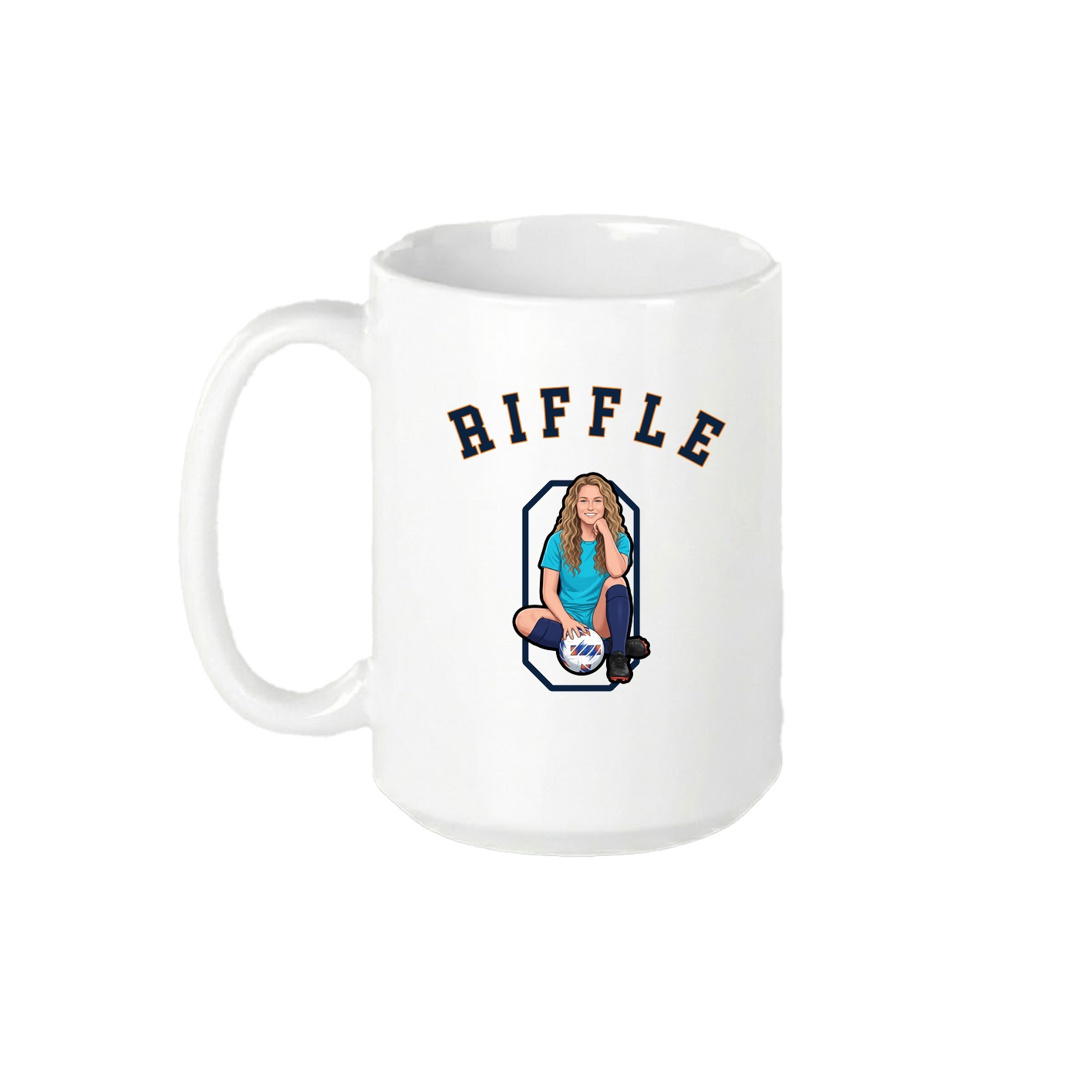 15oz Coffee Mug — Shirsey Arch in White