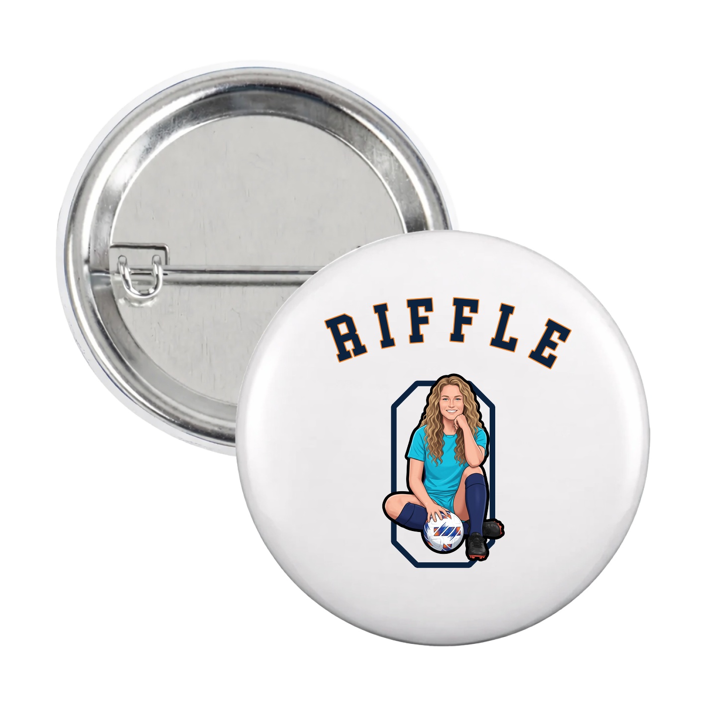 Game Day Button — Shirsey Arch in White