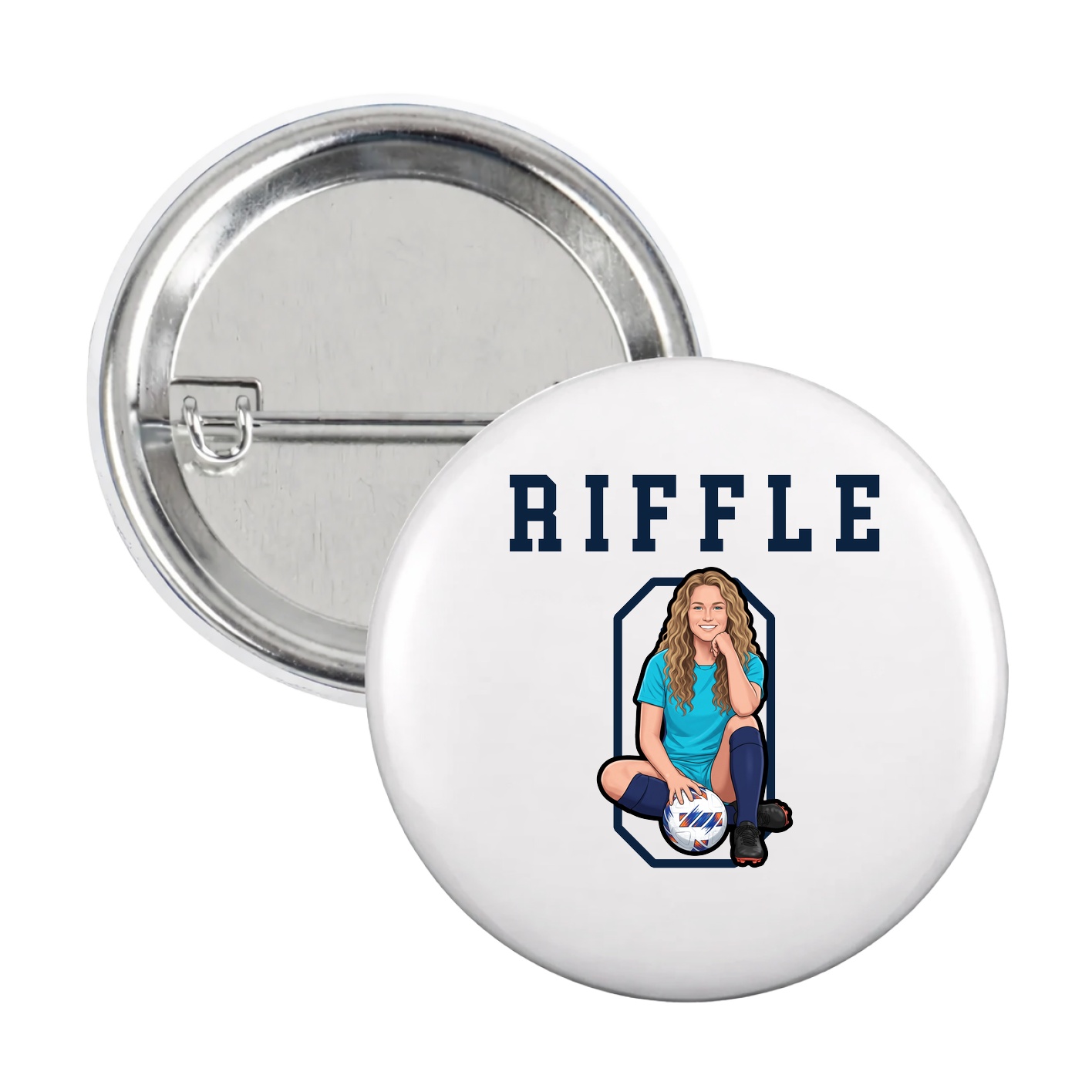 Game Day Button — Shirsey in White
