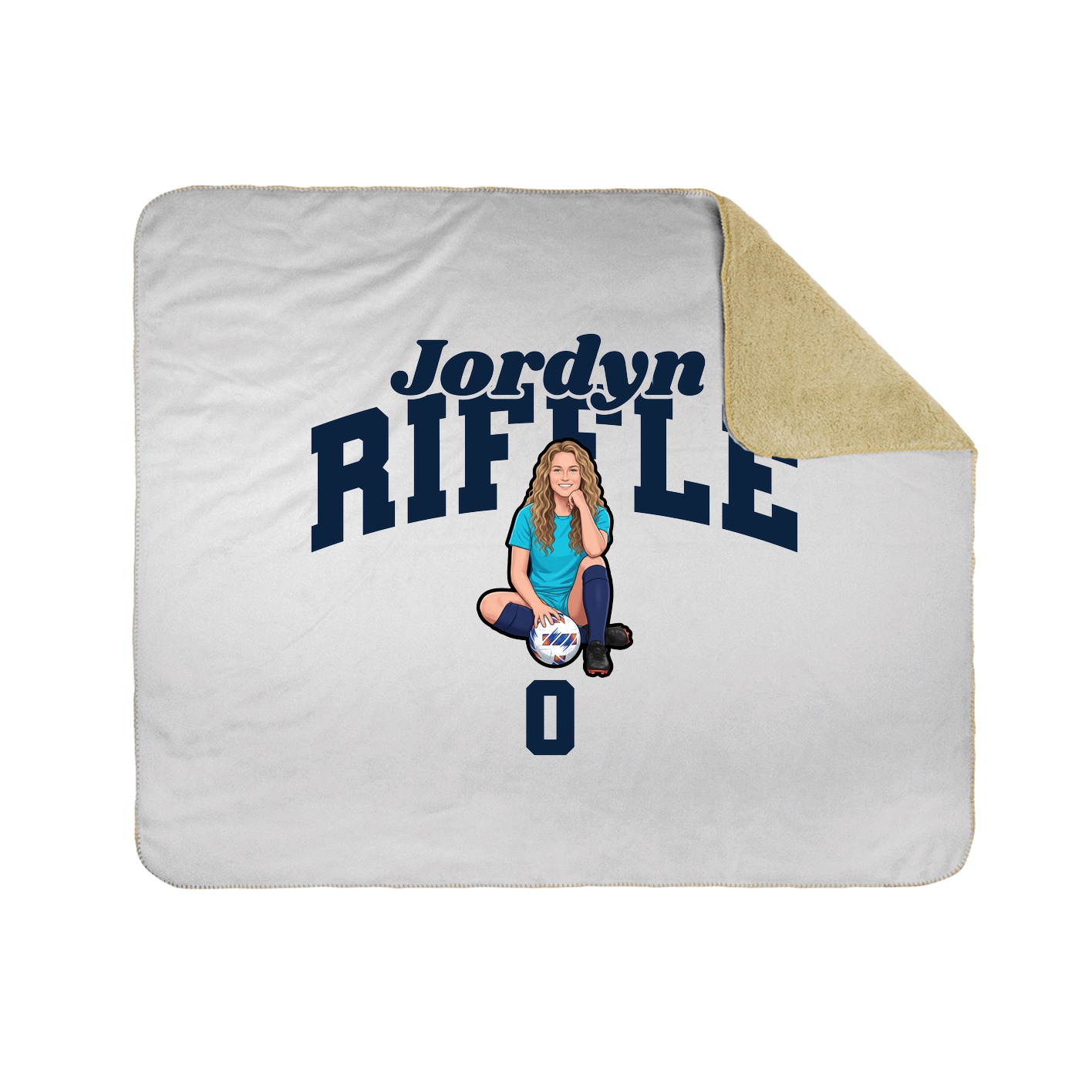 Throw Blanket — Signature Arch in White