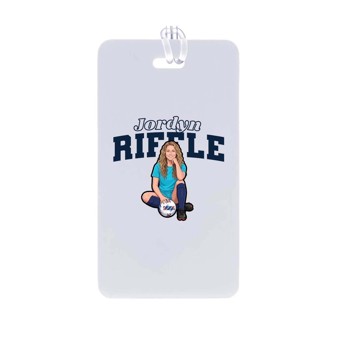 Bag Tag — Name Arch in Classic