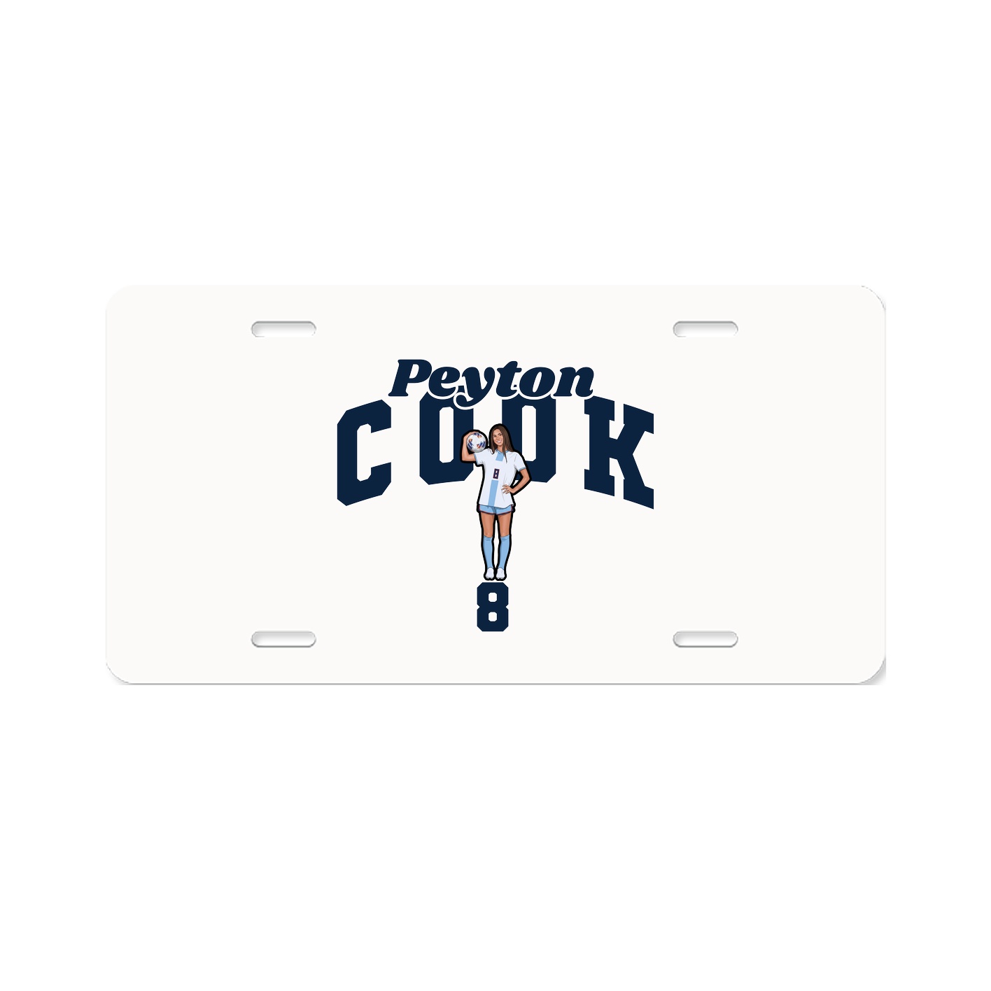 License Plate — Signature Arch in Classic