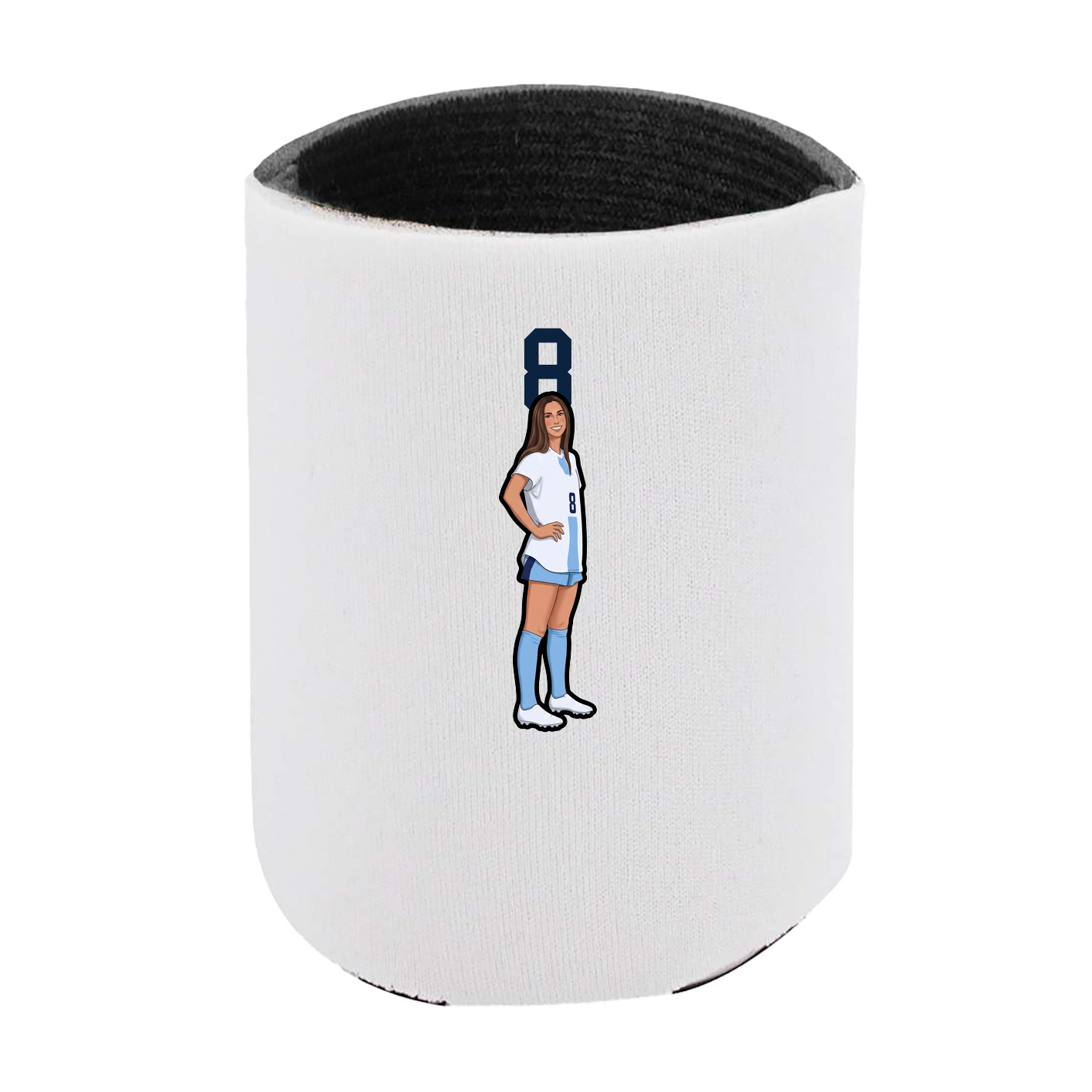 Can Holder — Number Top in White
