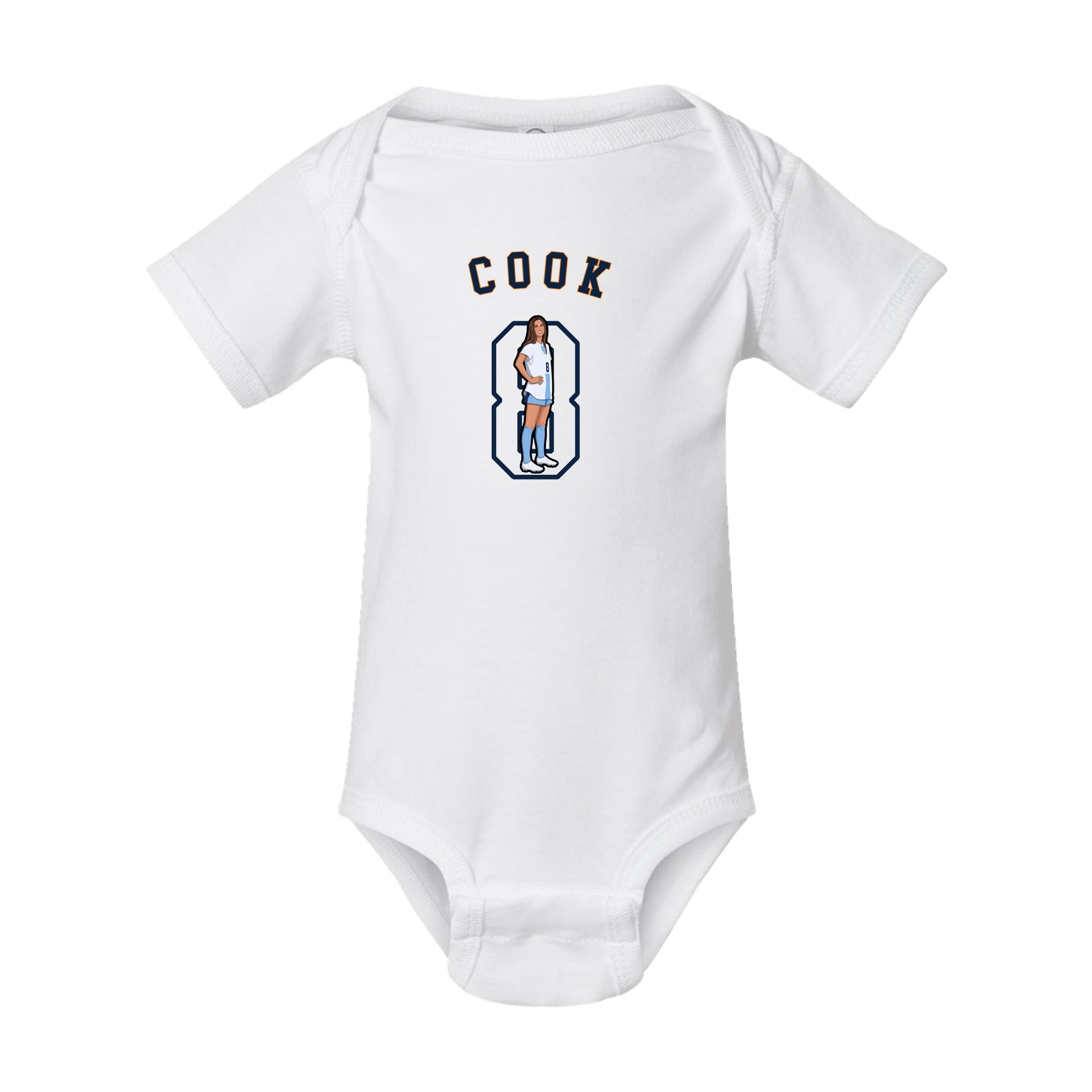Baby Onesie — Shirsey Arch in White