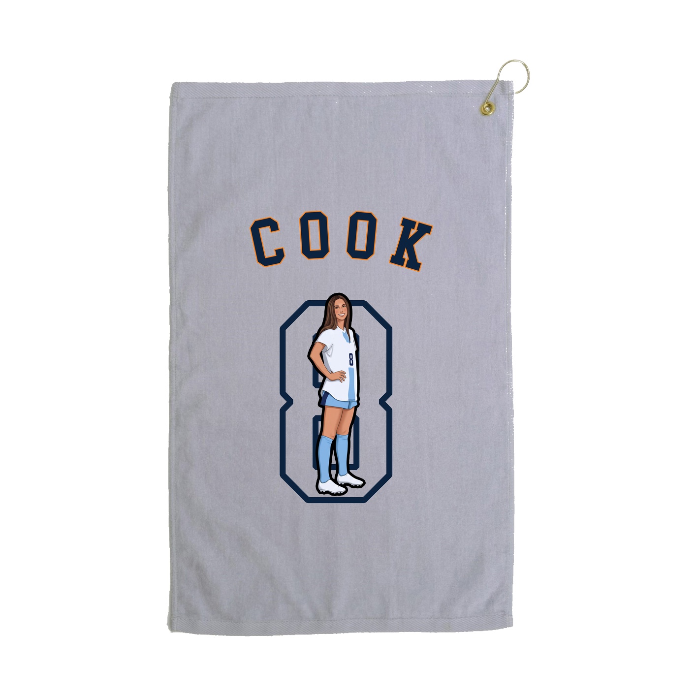 Golf Towel — Shirsey Arch in Grey
