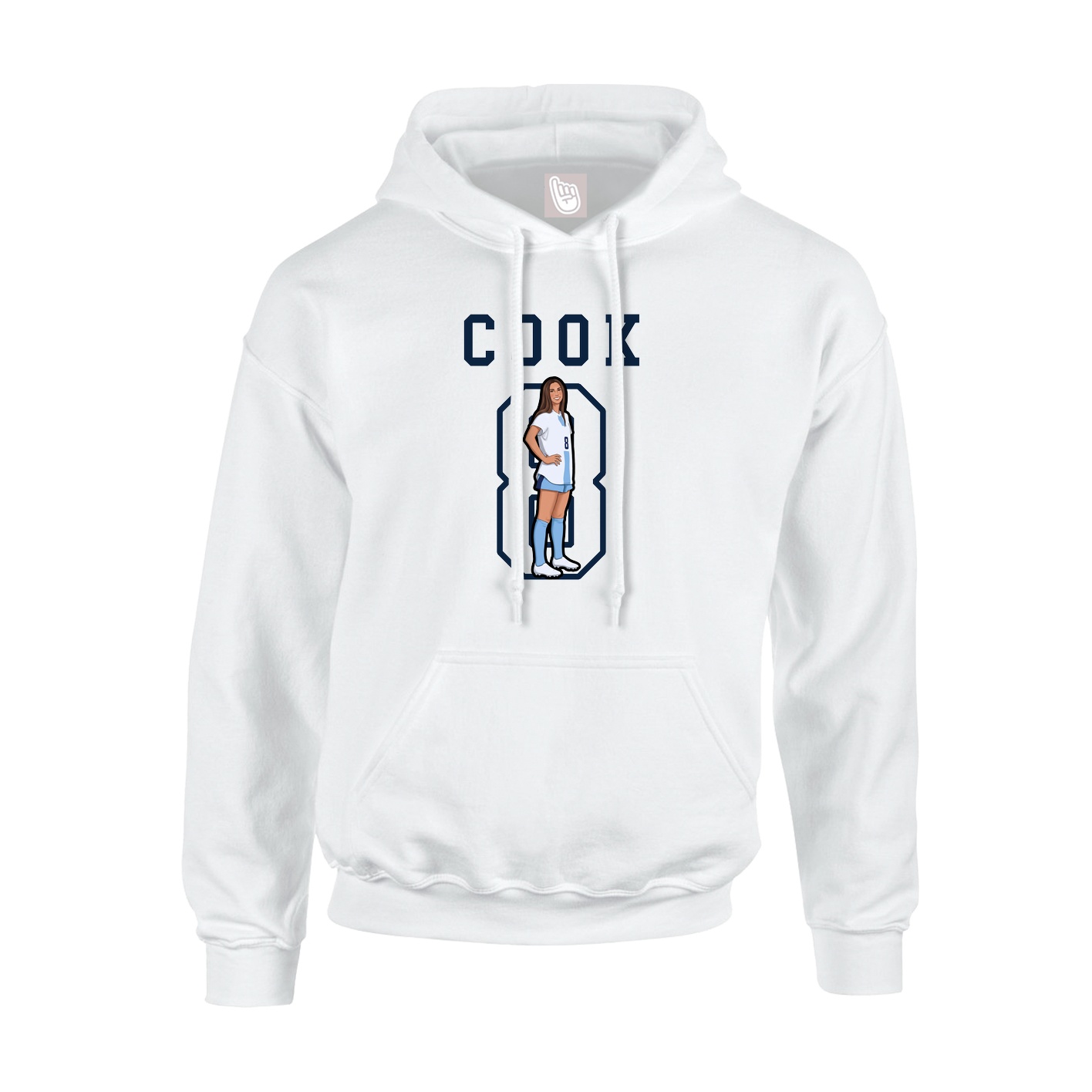 Youth Hoodie — Shirsey in White