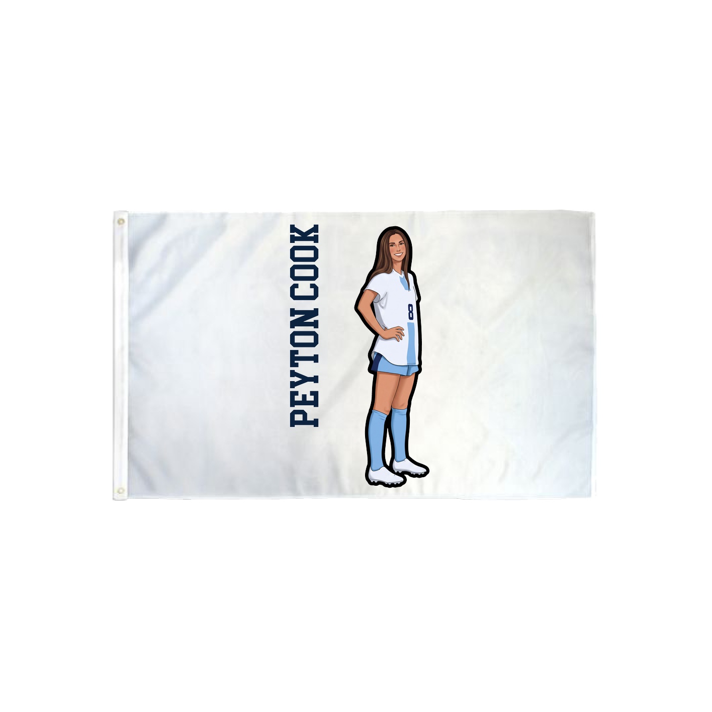 3x5 Flag — Name Vertical in Classic