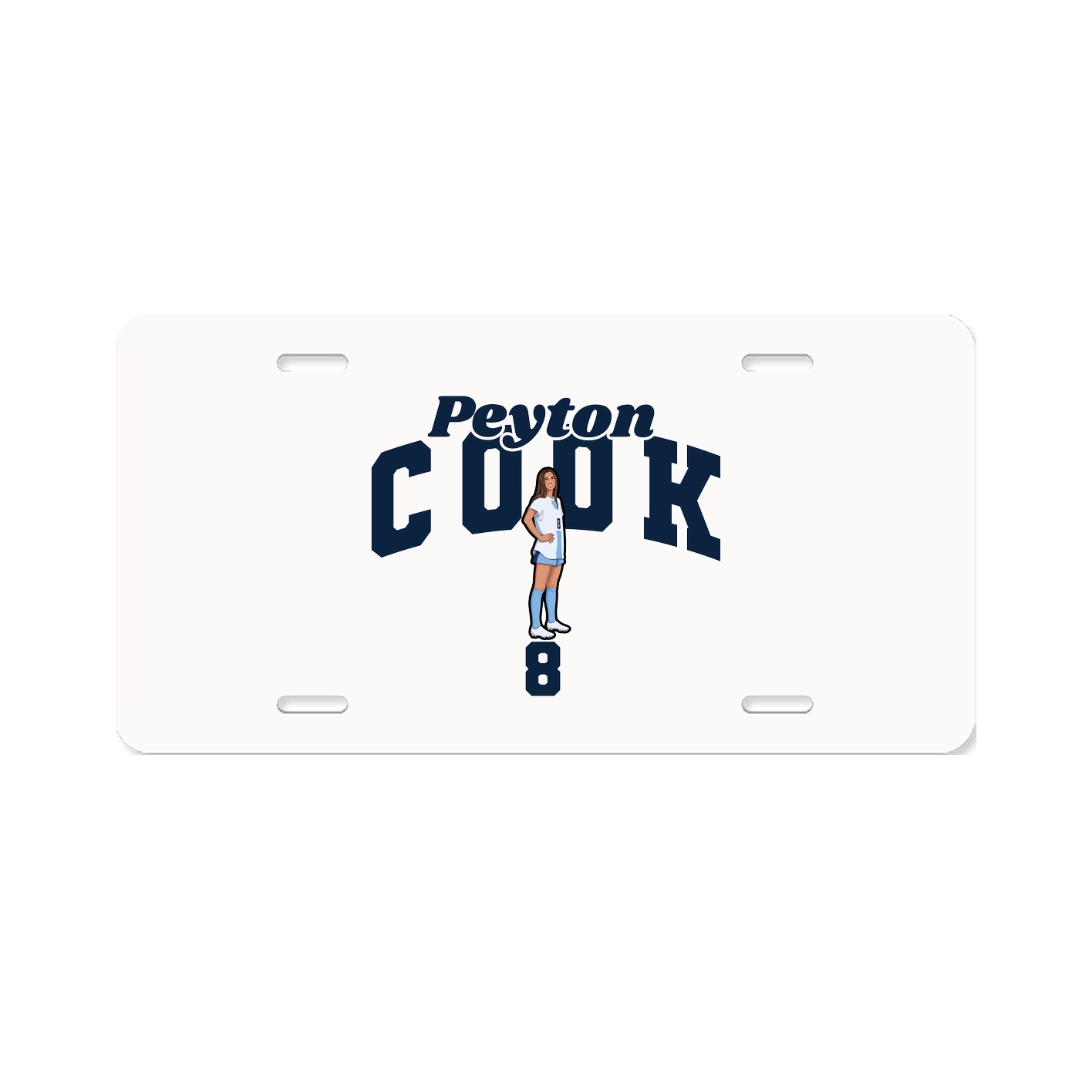 License Plate — Signature Arch in Classic