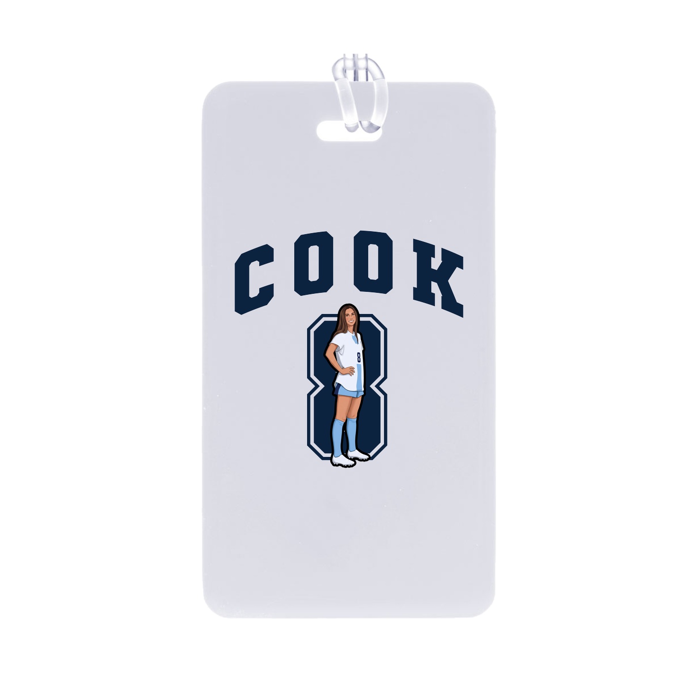 Bag Tag — Number in Classic