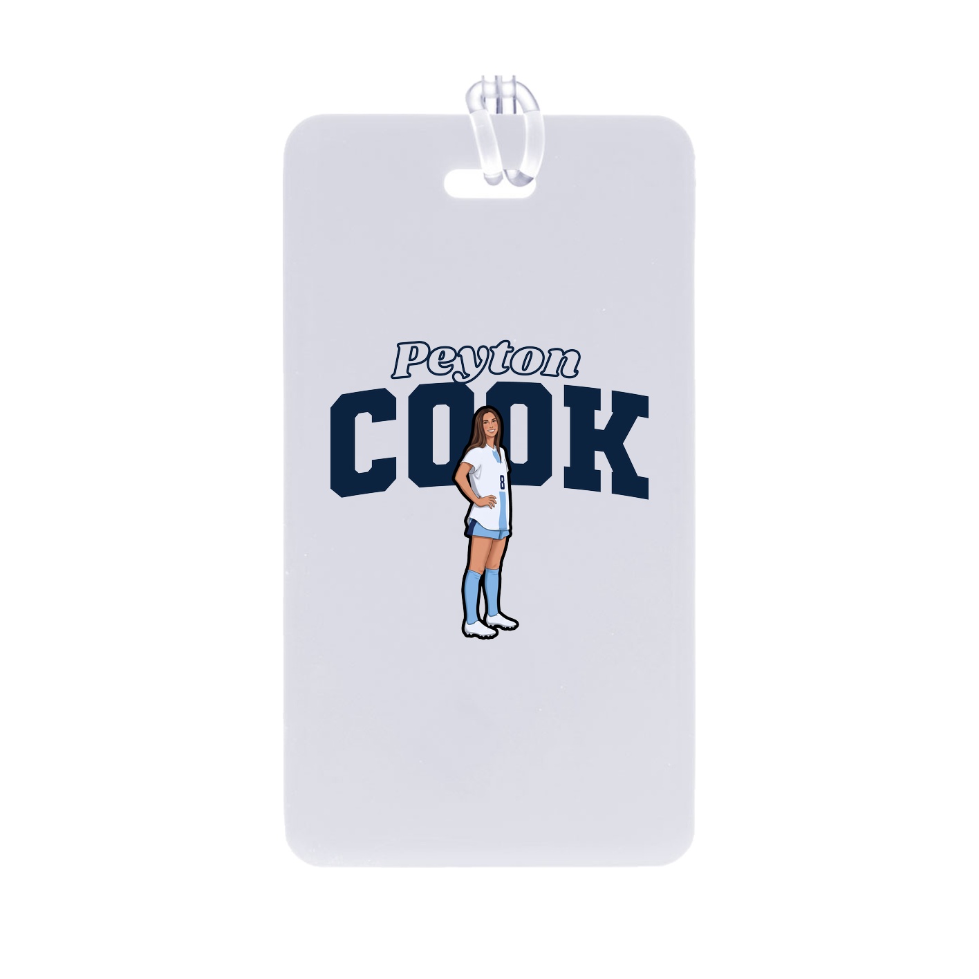 Bag Tag — Name Arch in Classic
