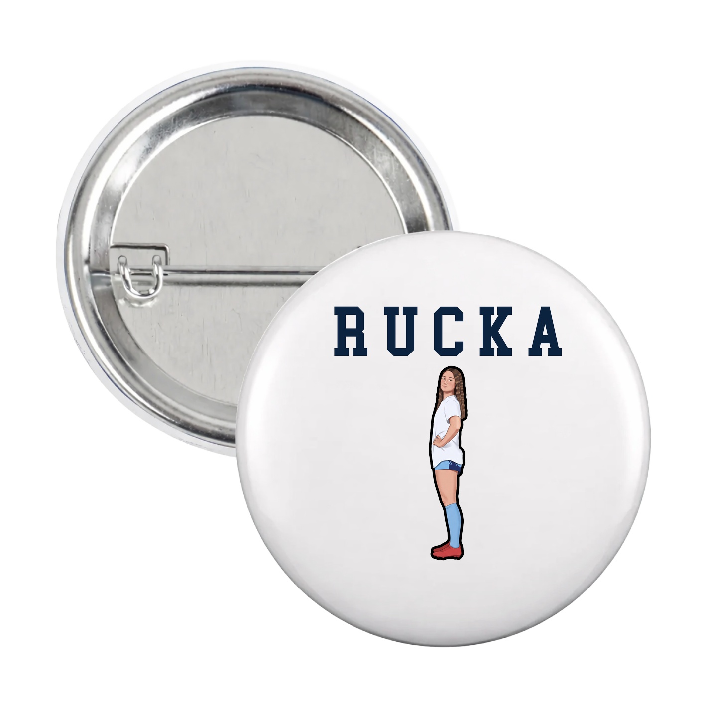 Game Day Button — Shirsey in White