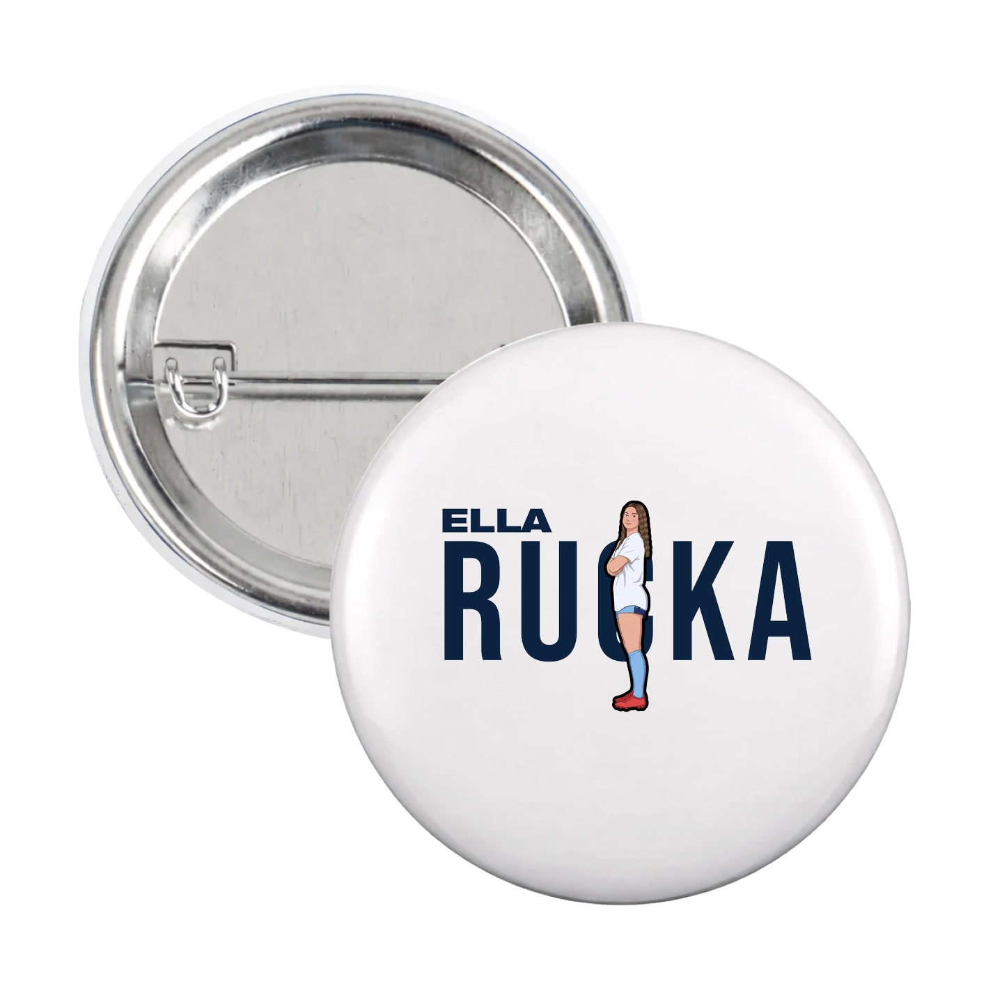 Game Day Button — Player Name in White
