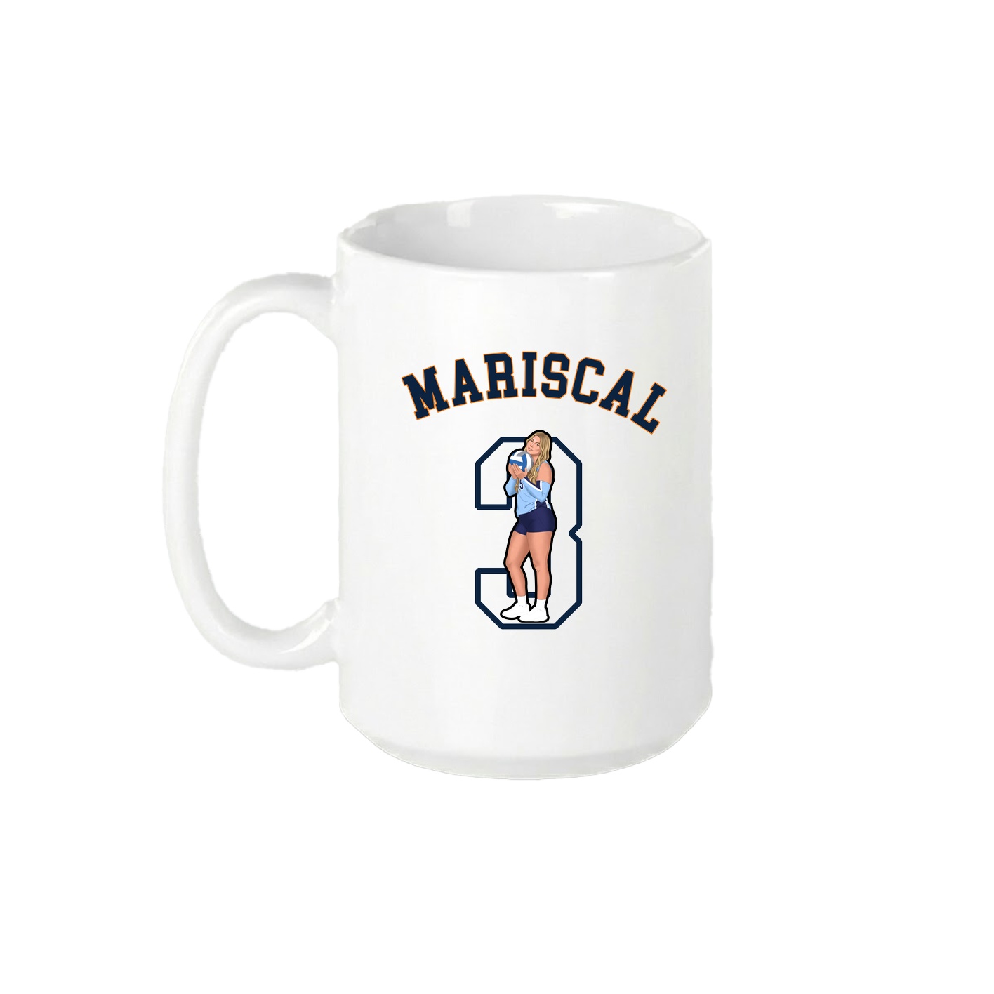 15oz Coffee Mug — Shirsey Arch in White