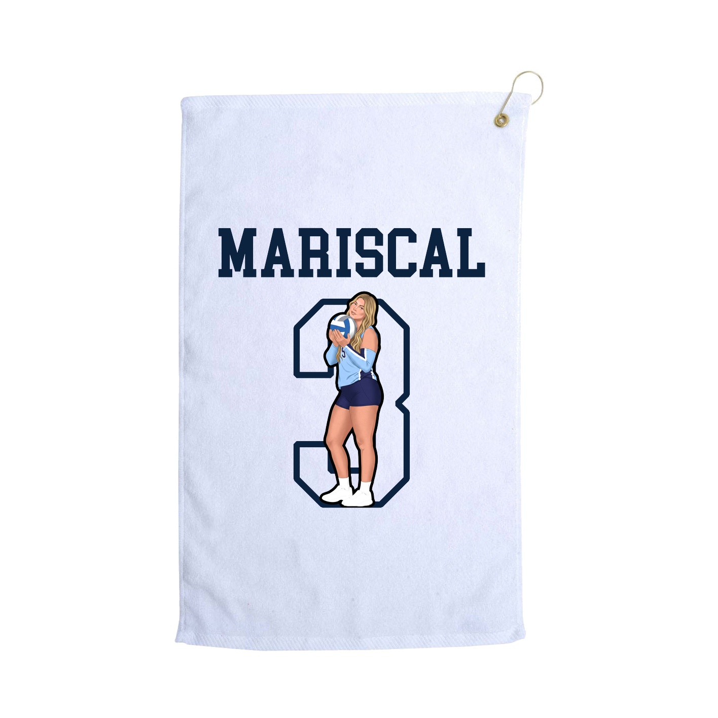 Golf Towel — Shirsey in White