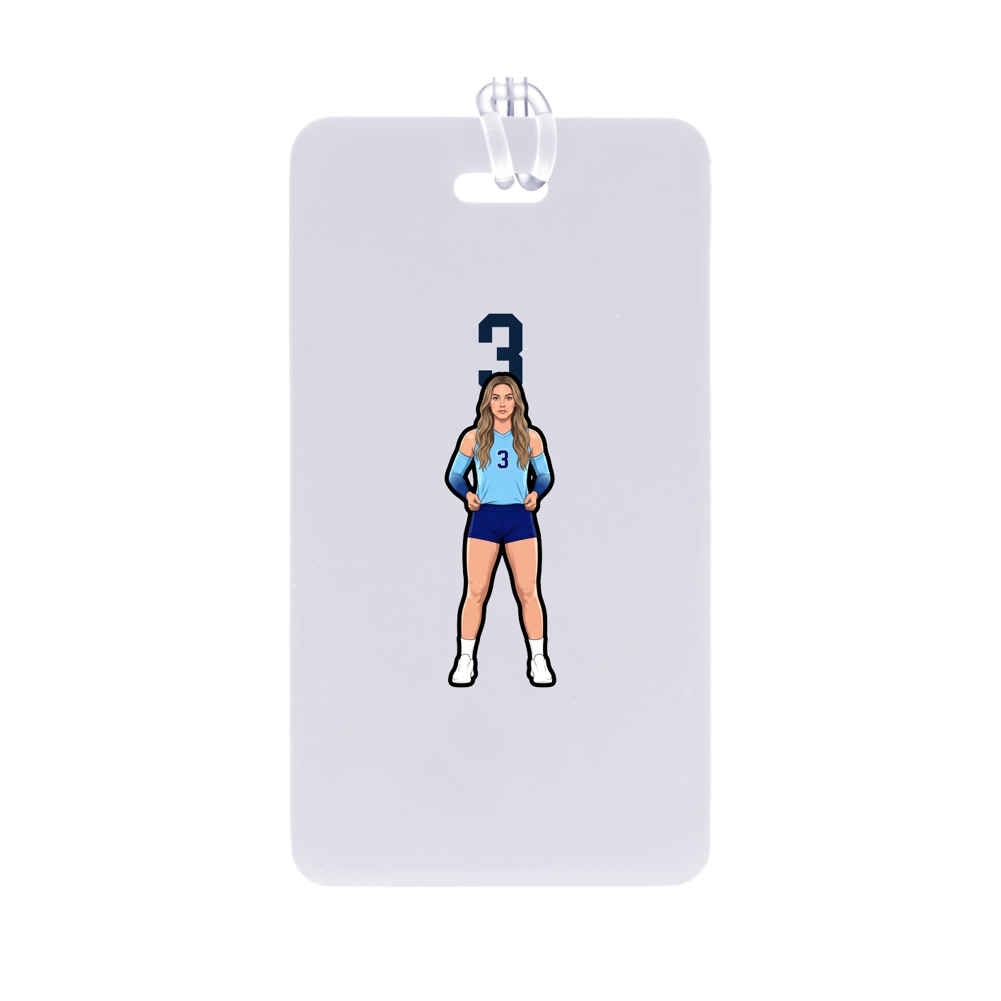 Bag Tag — Number Top in Classic