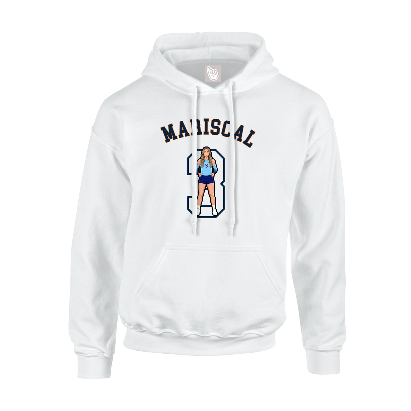 Youth Hoodie — Shirsey Arch in White