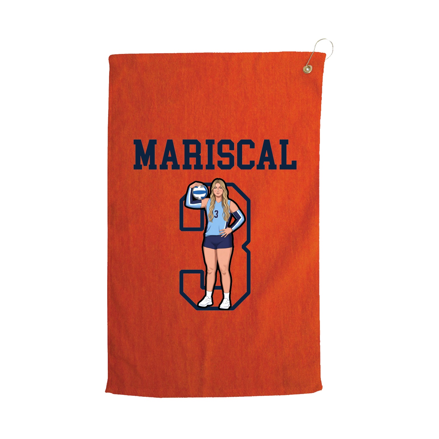 Golf Towel — Shirsey in Orange