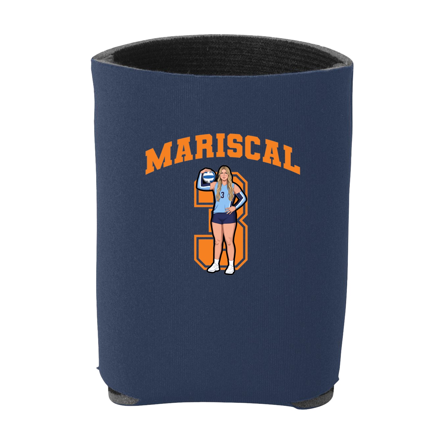 Can Holder — Number in Navy