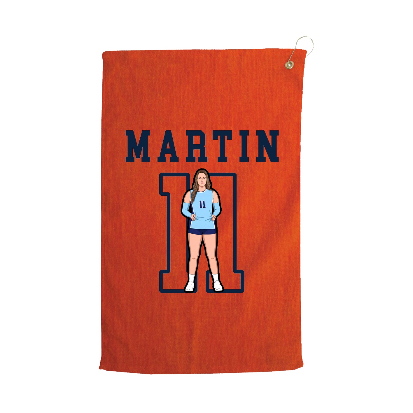 Golf Towel — Shirsey in Orange