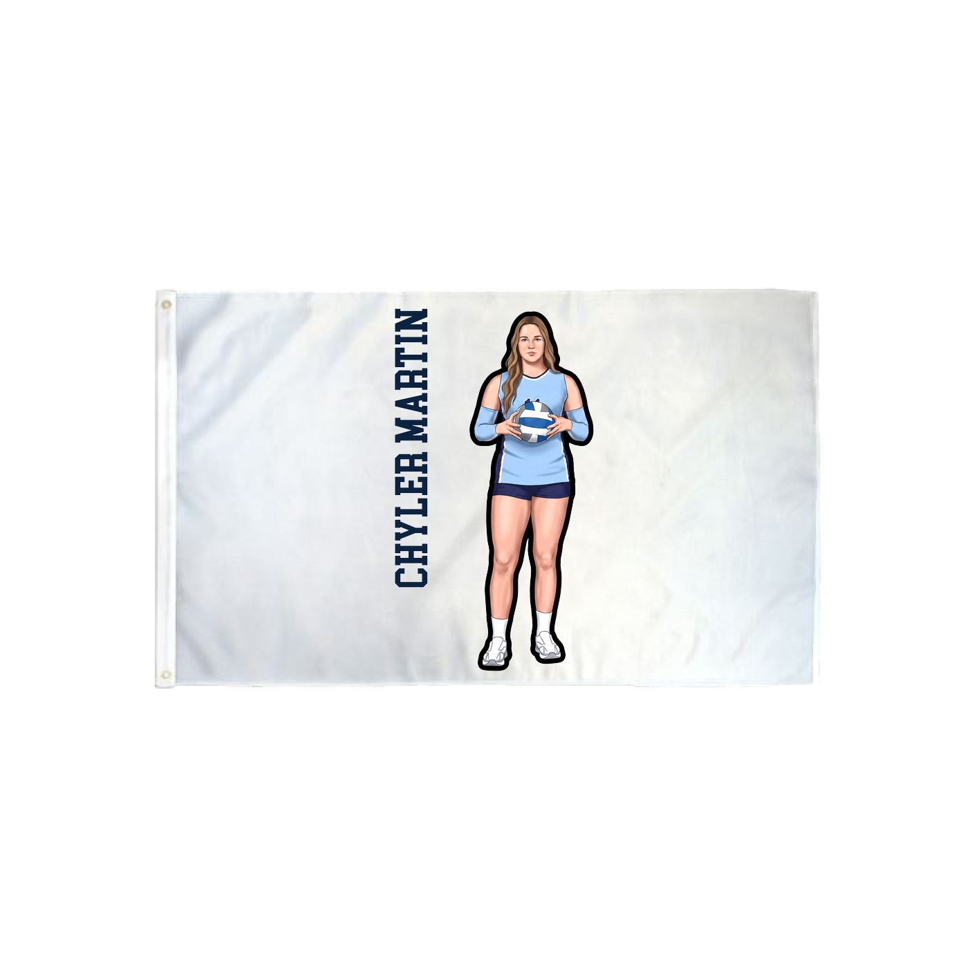 3x5 Flag — Name Vertical in Classic