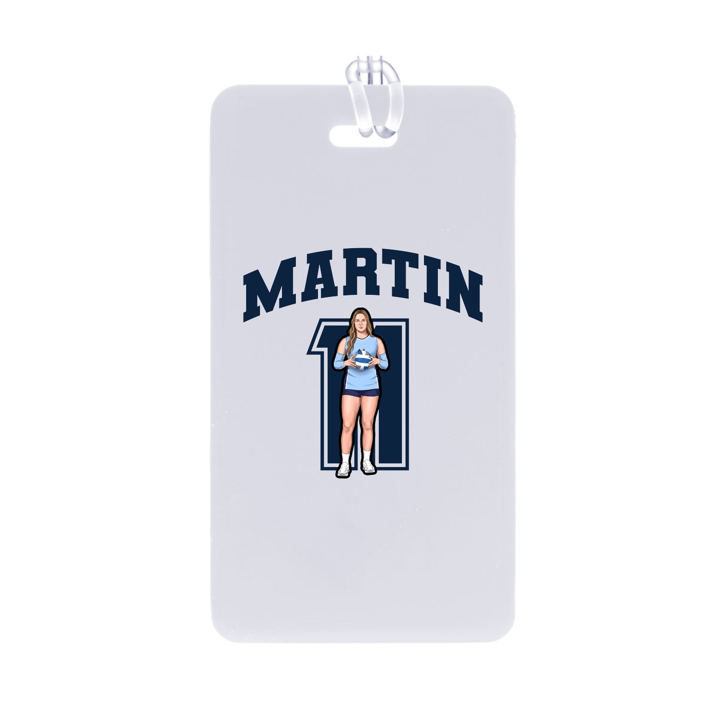 Bag Tag — Number in Classic