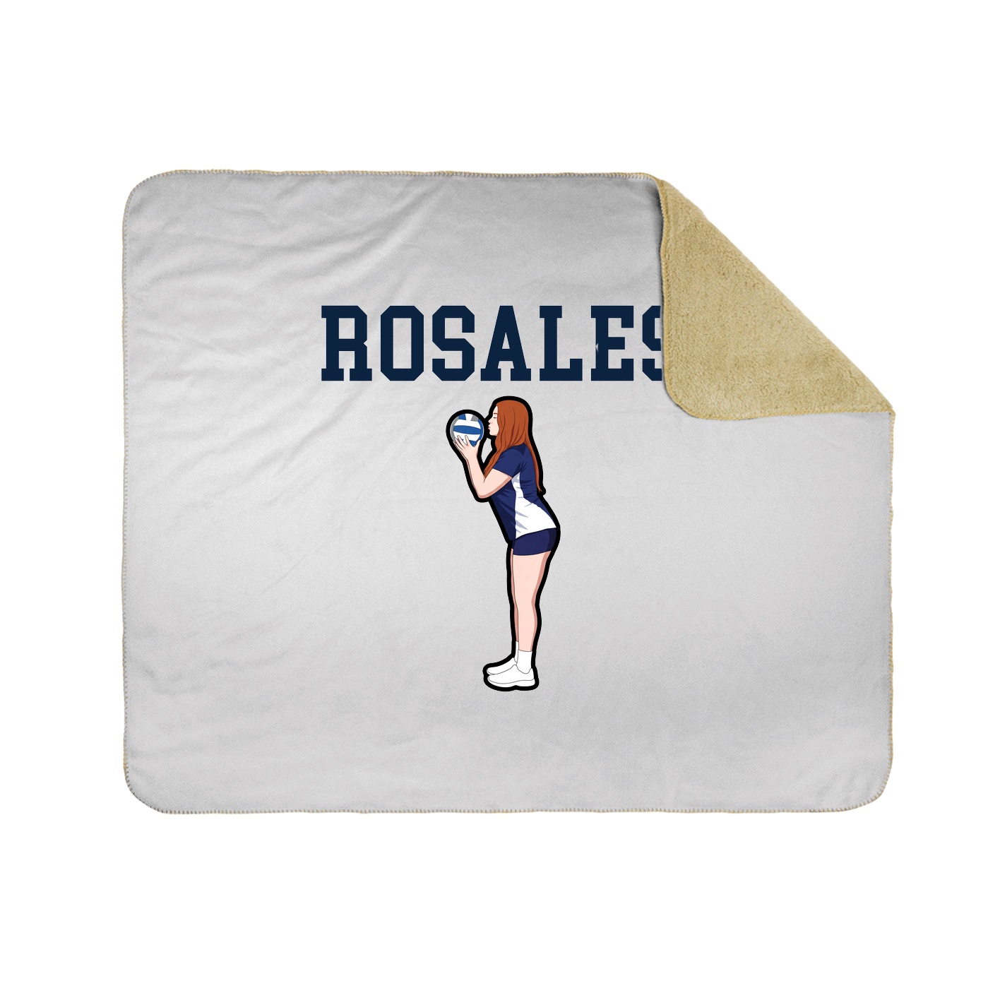 Throw Blanket — Shirsey in White
