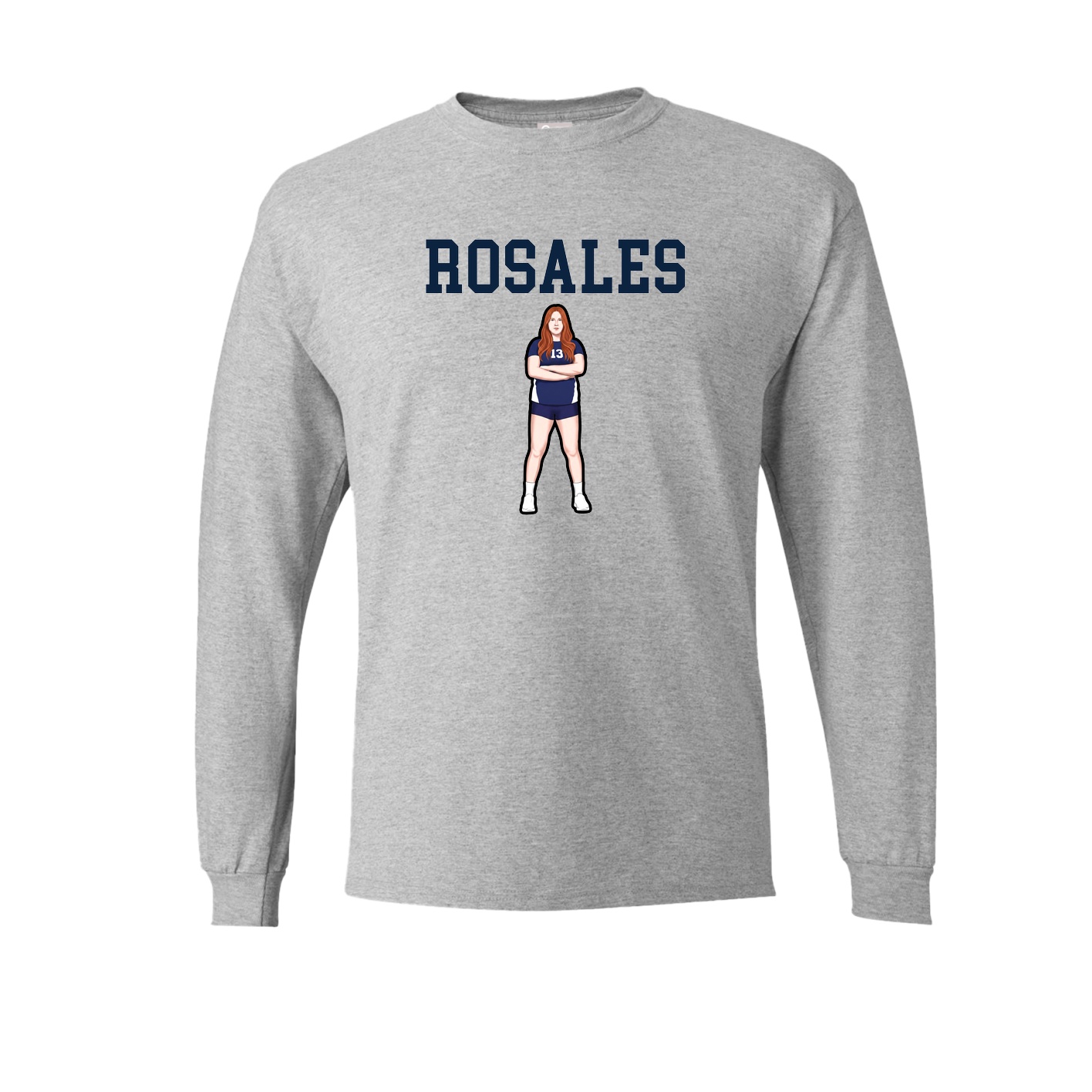 Long Sleeve Tee — Shirsey in Grey