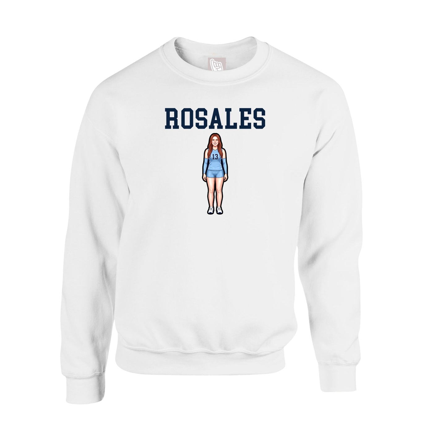 Fleece Crew — Shirsey in White