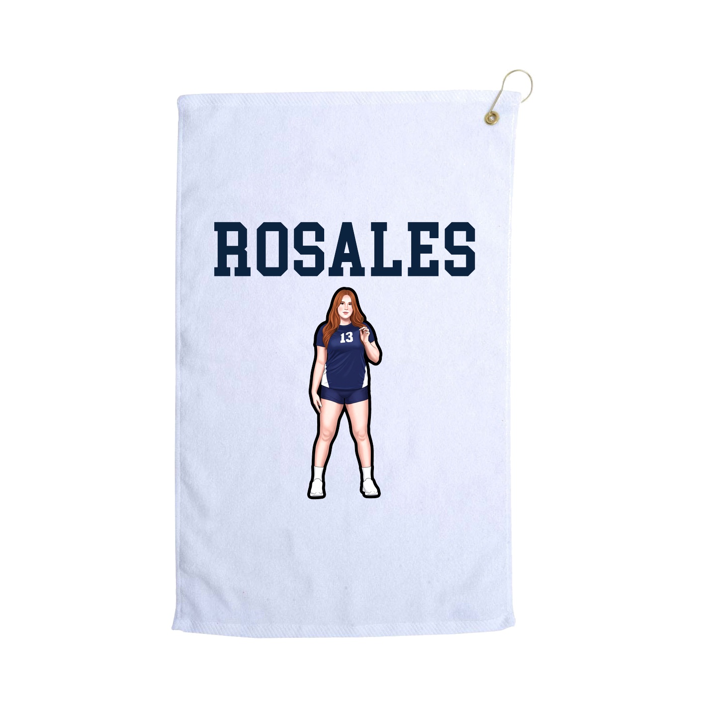 Golf Towel — Shirsey in White