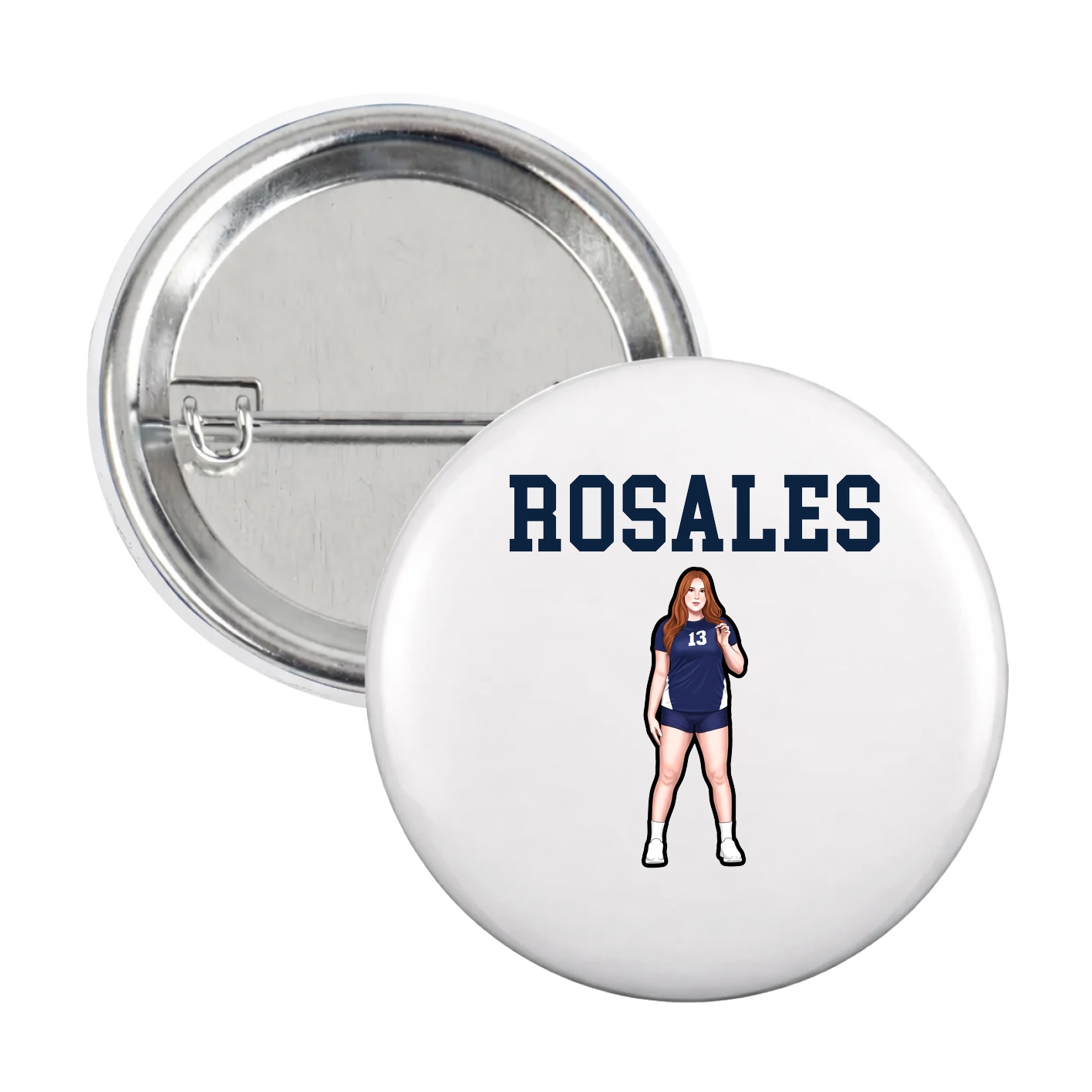 Game Day Button — Shirsey in White