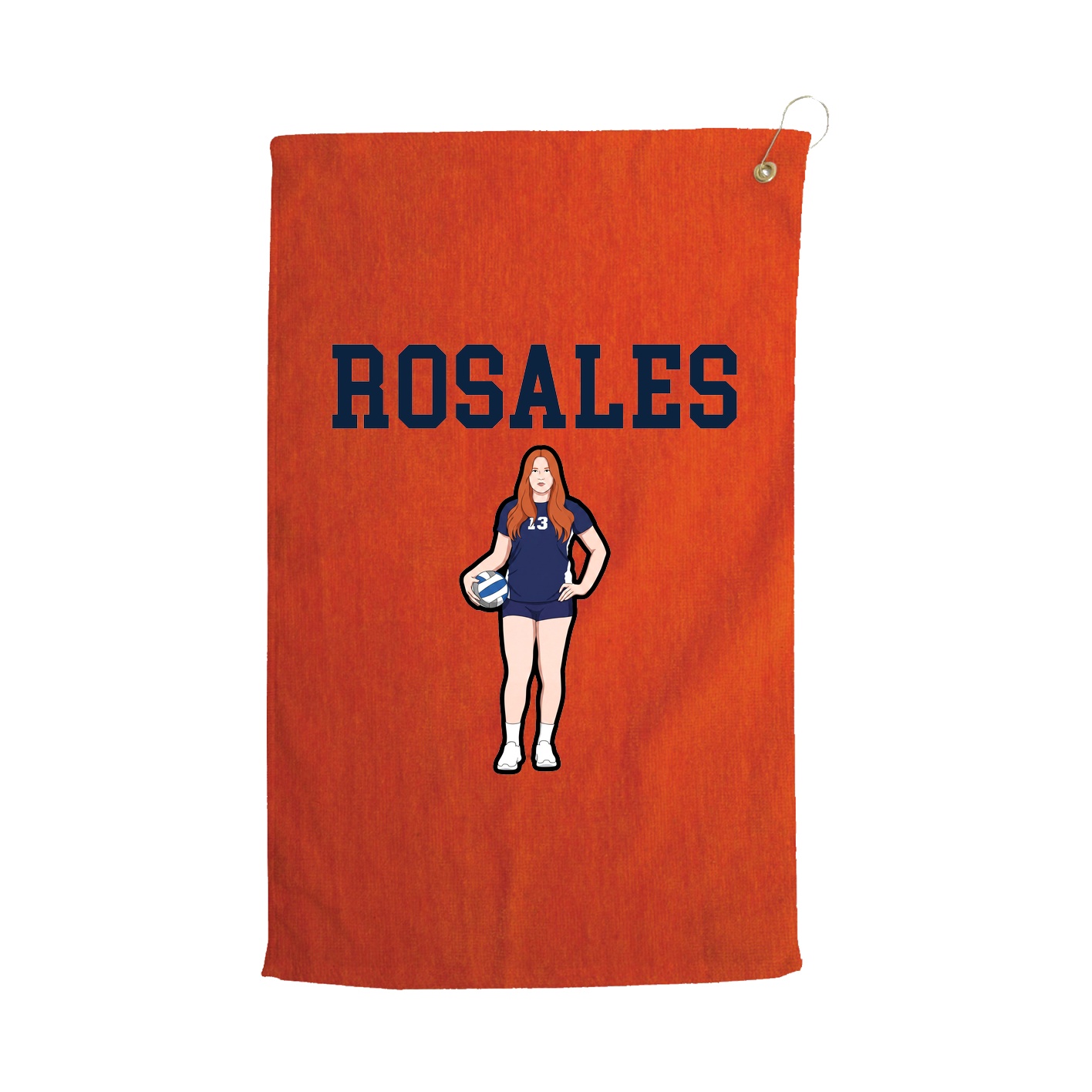 Golf Towel — Shirsey in Orange