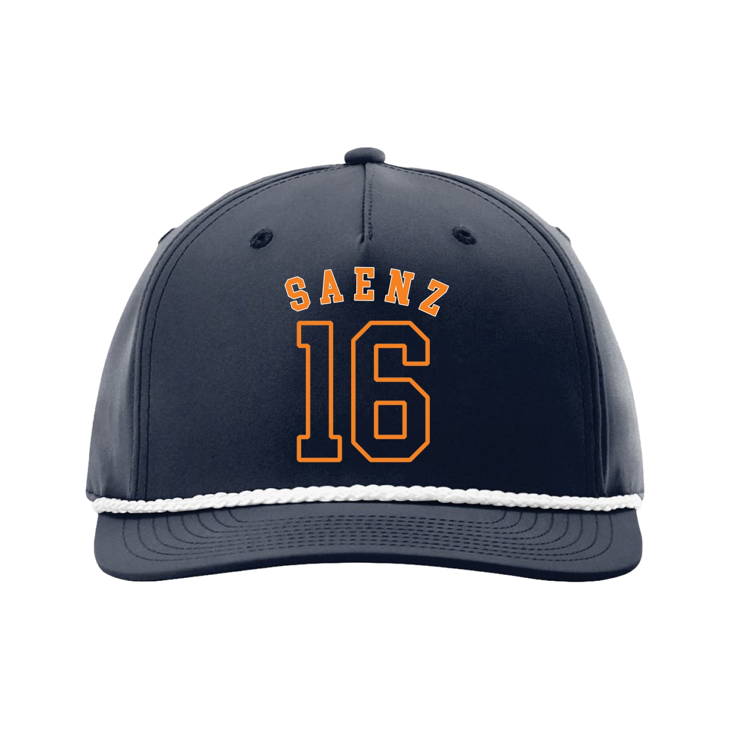 Five-Panel Classic Rope Cap — Shirsey Arch in Navy