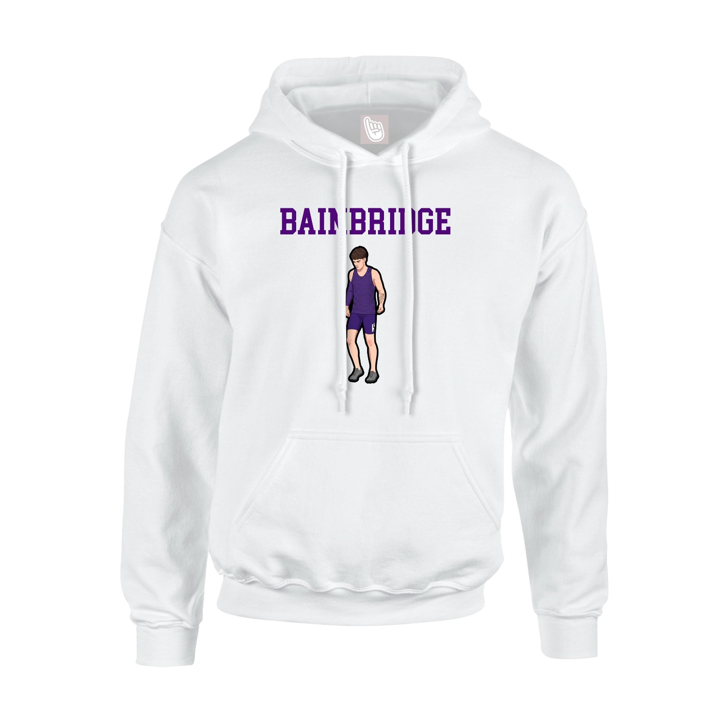Hoodie — Shirsey in White